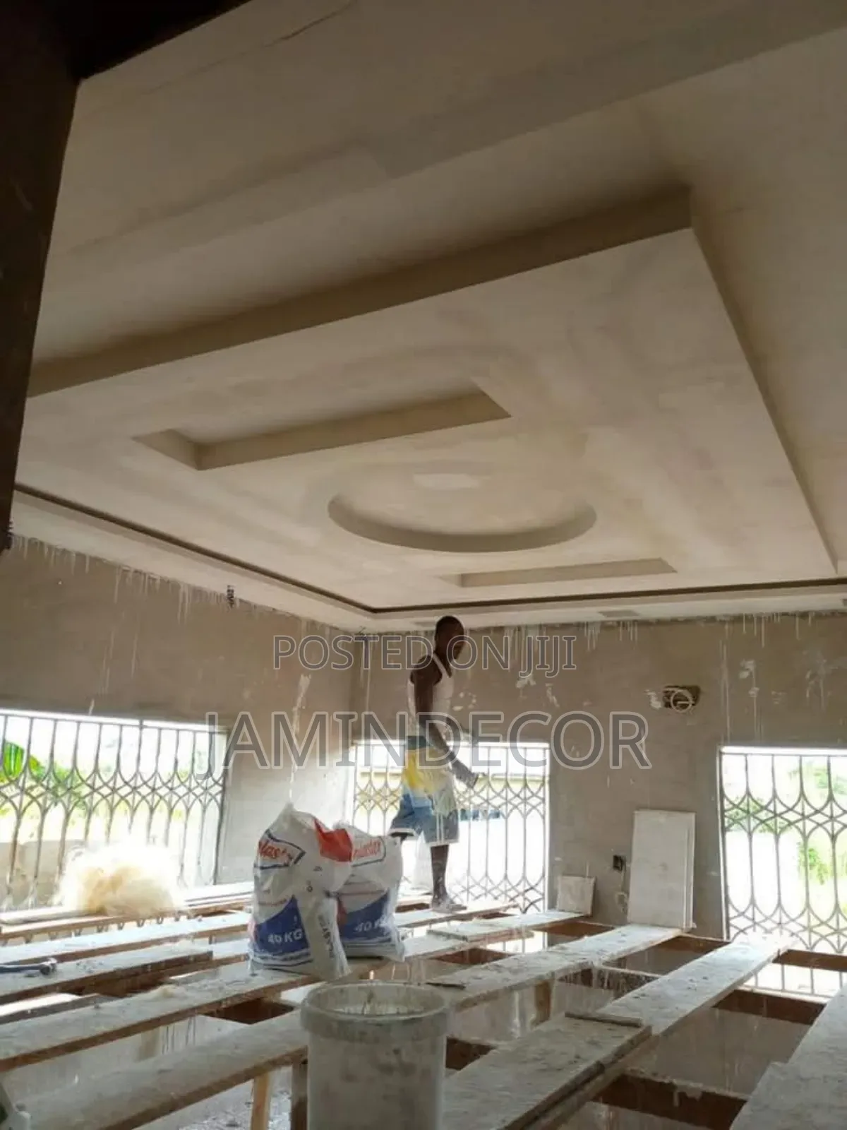 Pop/Polystyrene Ceiling,Screeding, Painting