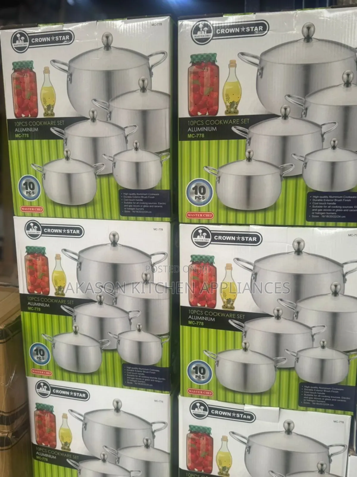 Crownstar Stainless Aluminum Pots