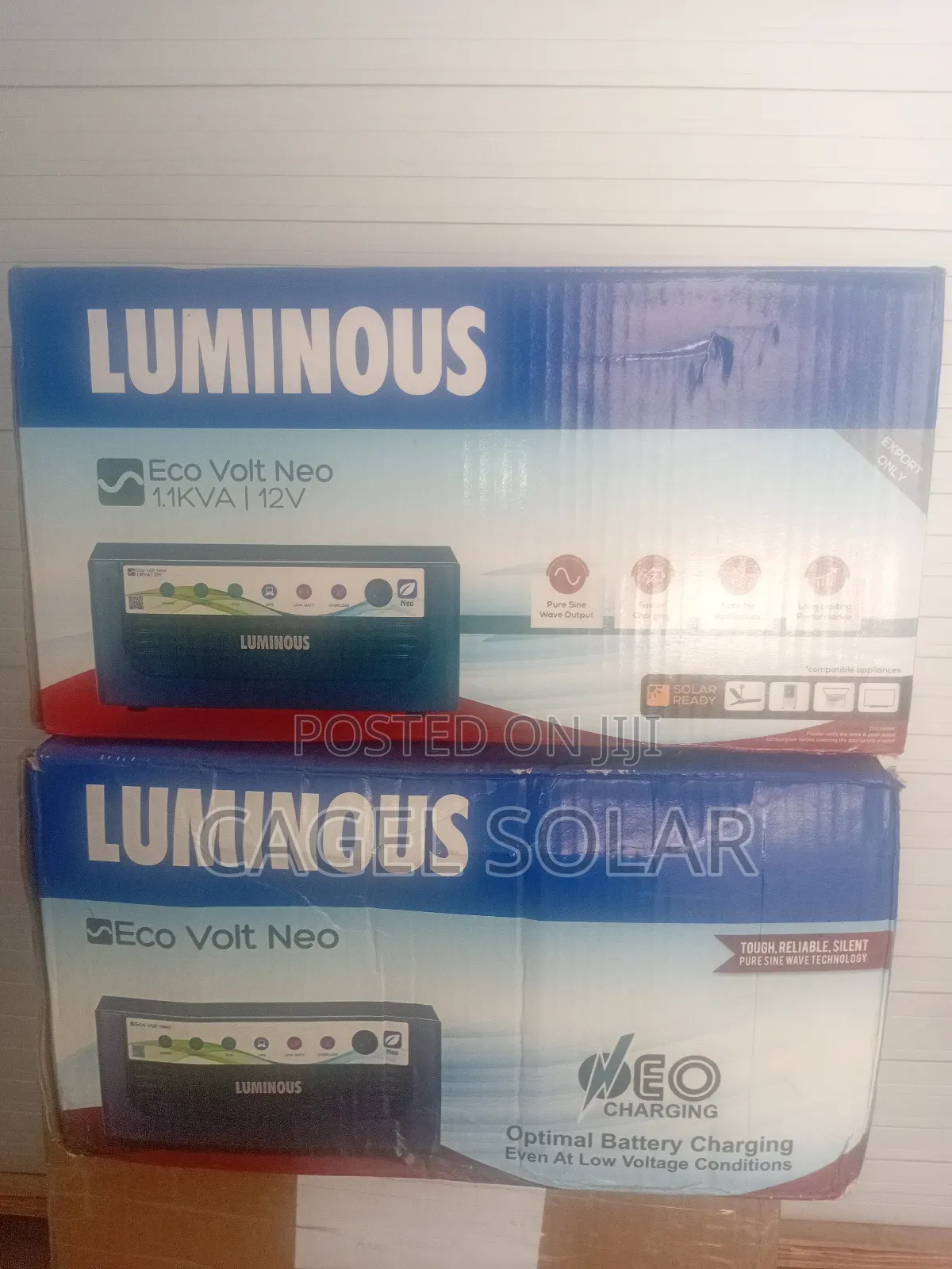 Luminous 1100va / 12v Eco Volt Inverter – Reliable Backup Power (Kano)