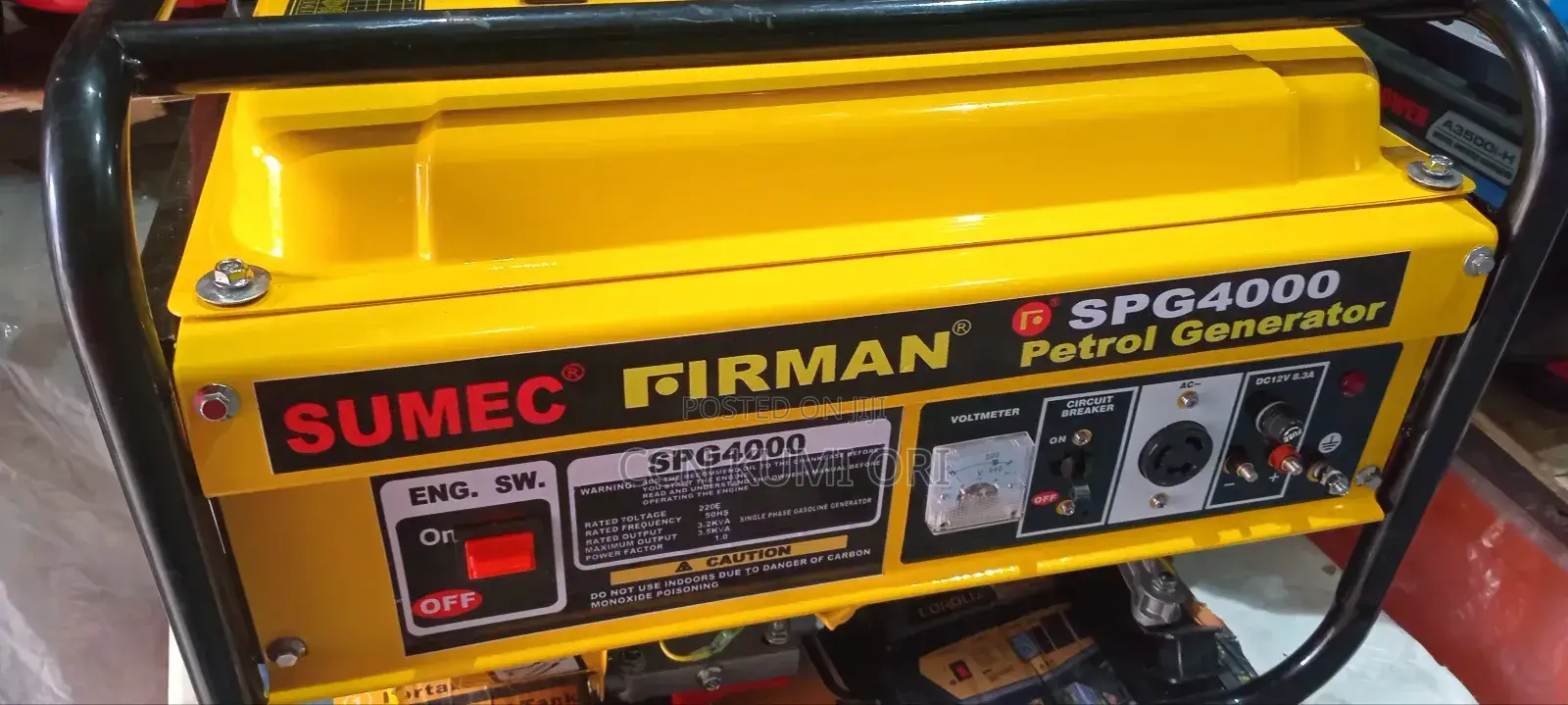 Sumec Firman Spg4000, 3.5kva Manual and Copper Coil