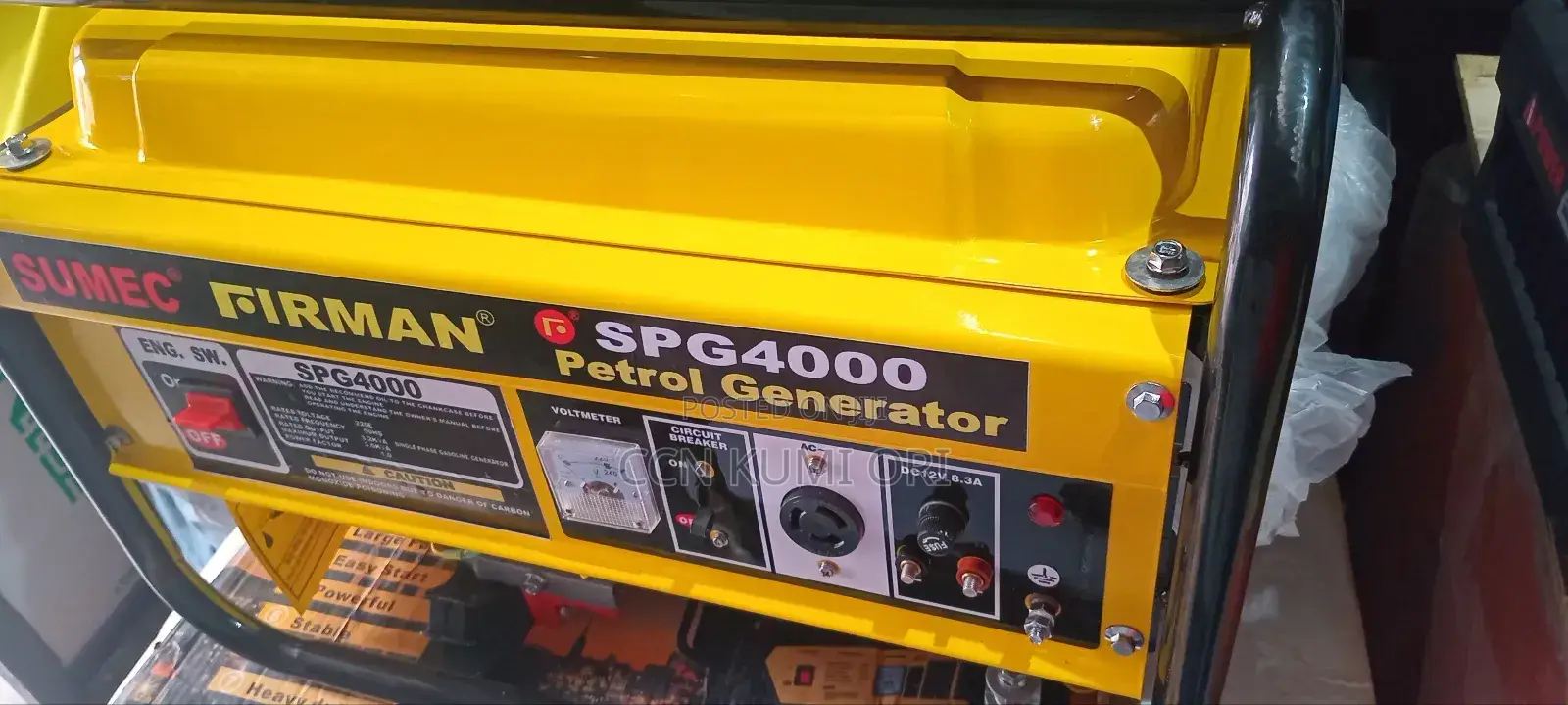 Sumec Firman Spg4000, 3.5kva Manual and Copper Coil