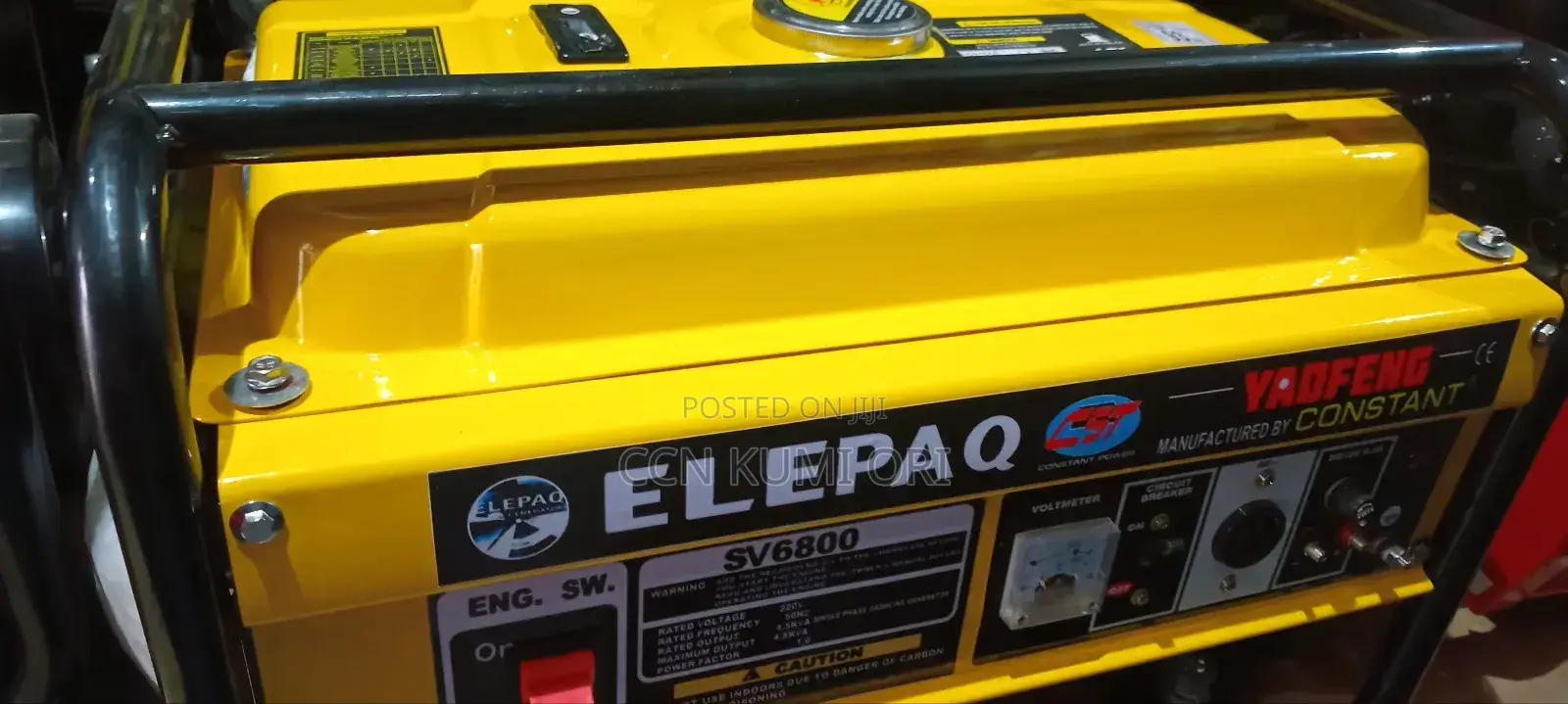 Elepaq Sv6800. 3.5kva Manual and Copper Coil