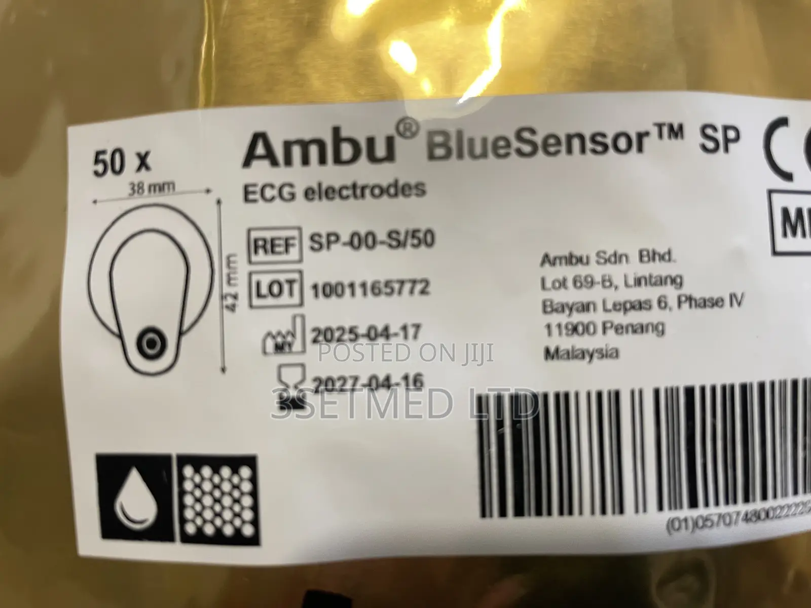 Ambulance Bluesensor Ecg Elecrodes