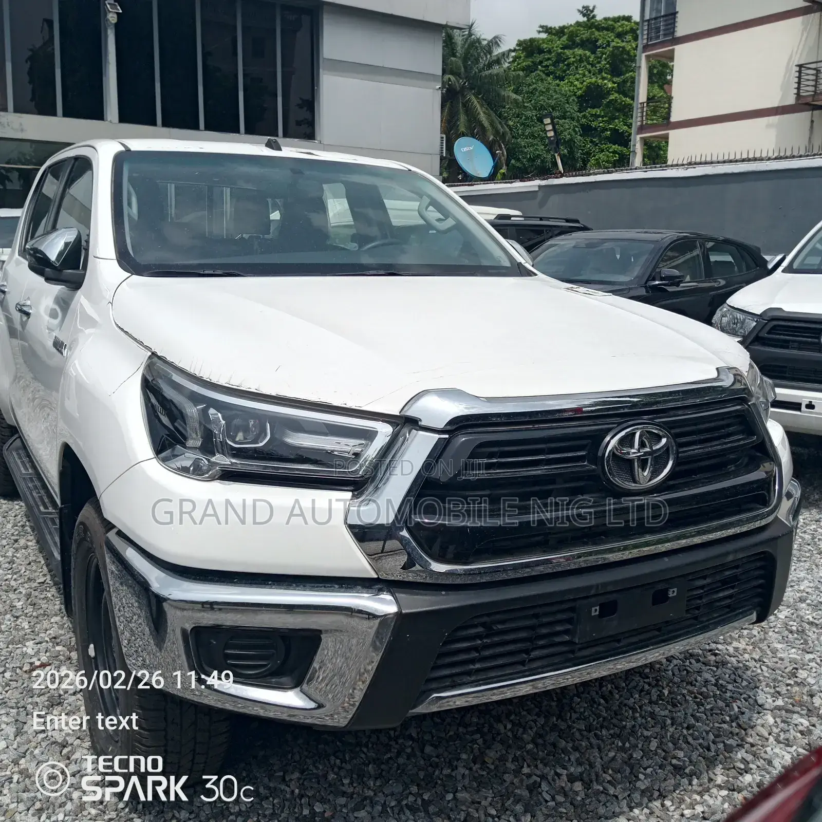 New Toyota Hilux 2023 White