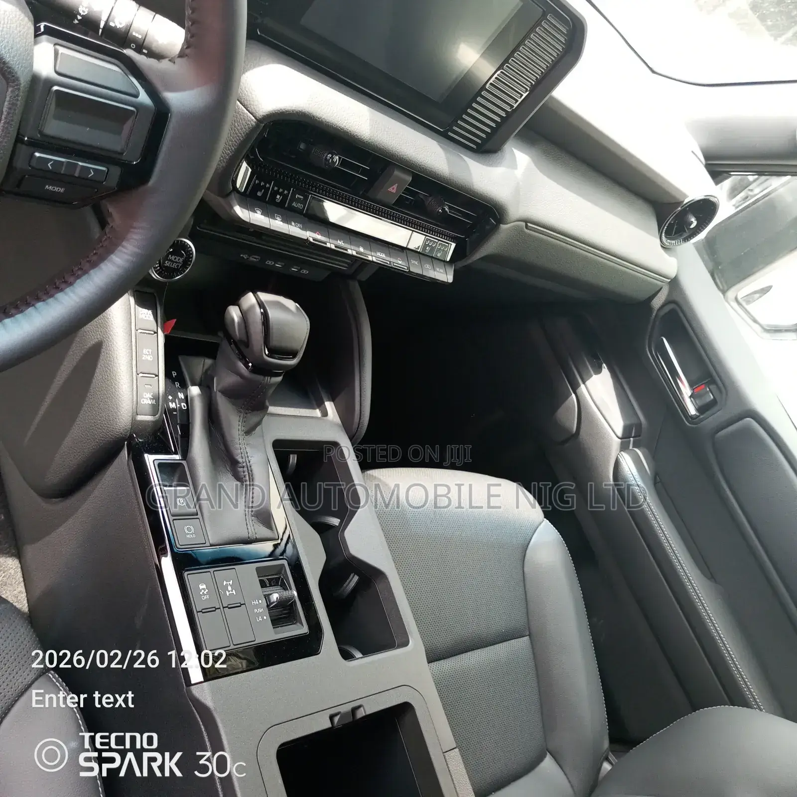New Toyota Land Cruiser Prado 2024 Black