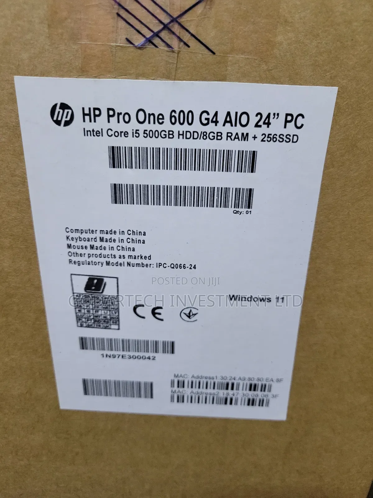 New Desktop Computer HP AiO 24 8GB Intel Core i5 SSD 256GB