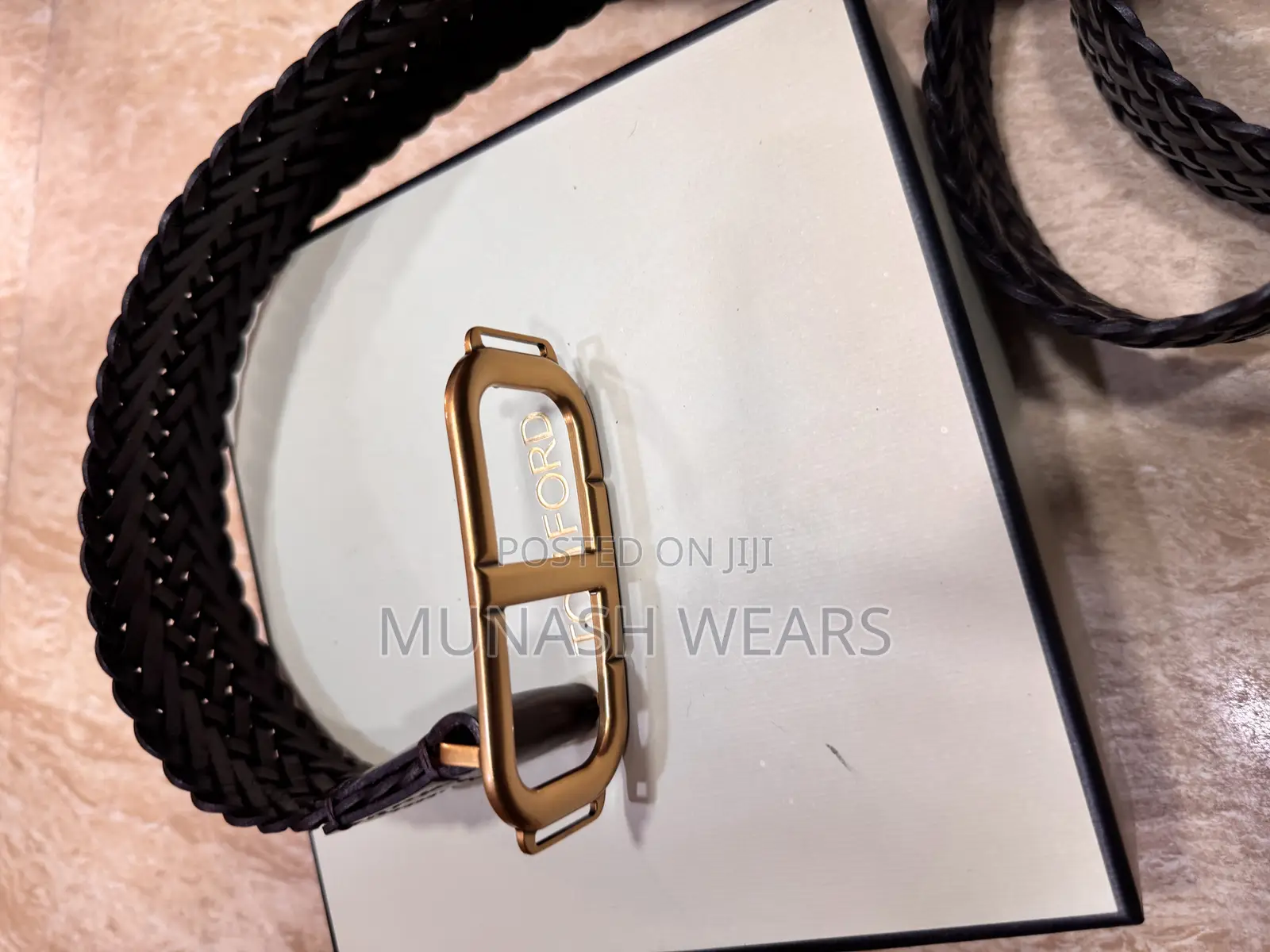 Tomford Leather Belt For Men