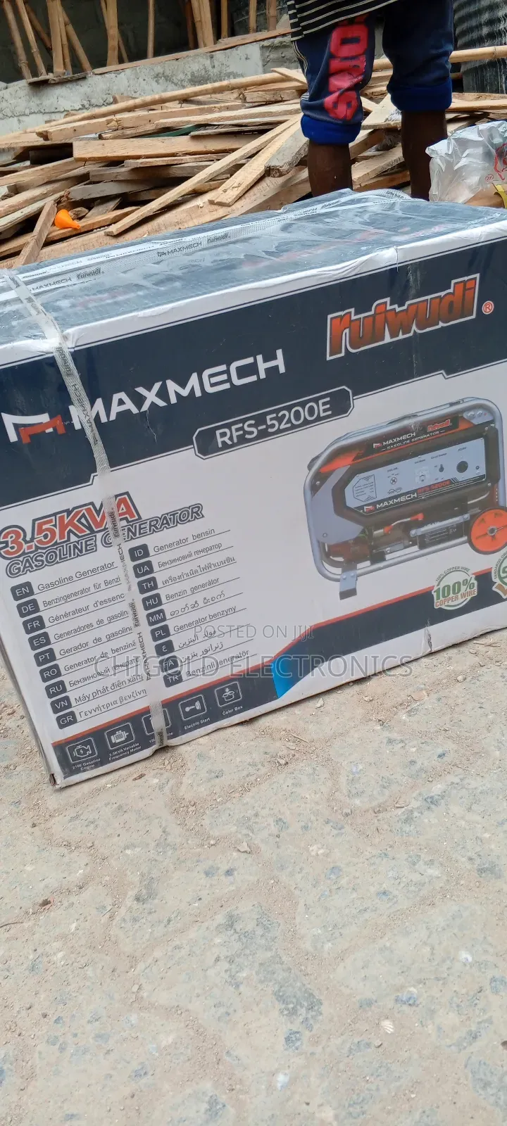 Original Maxmech Generator 100% Copper Coil 3.5 Kva
