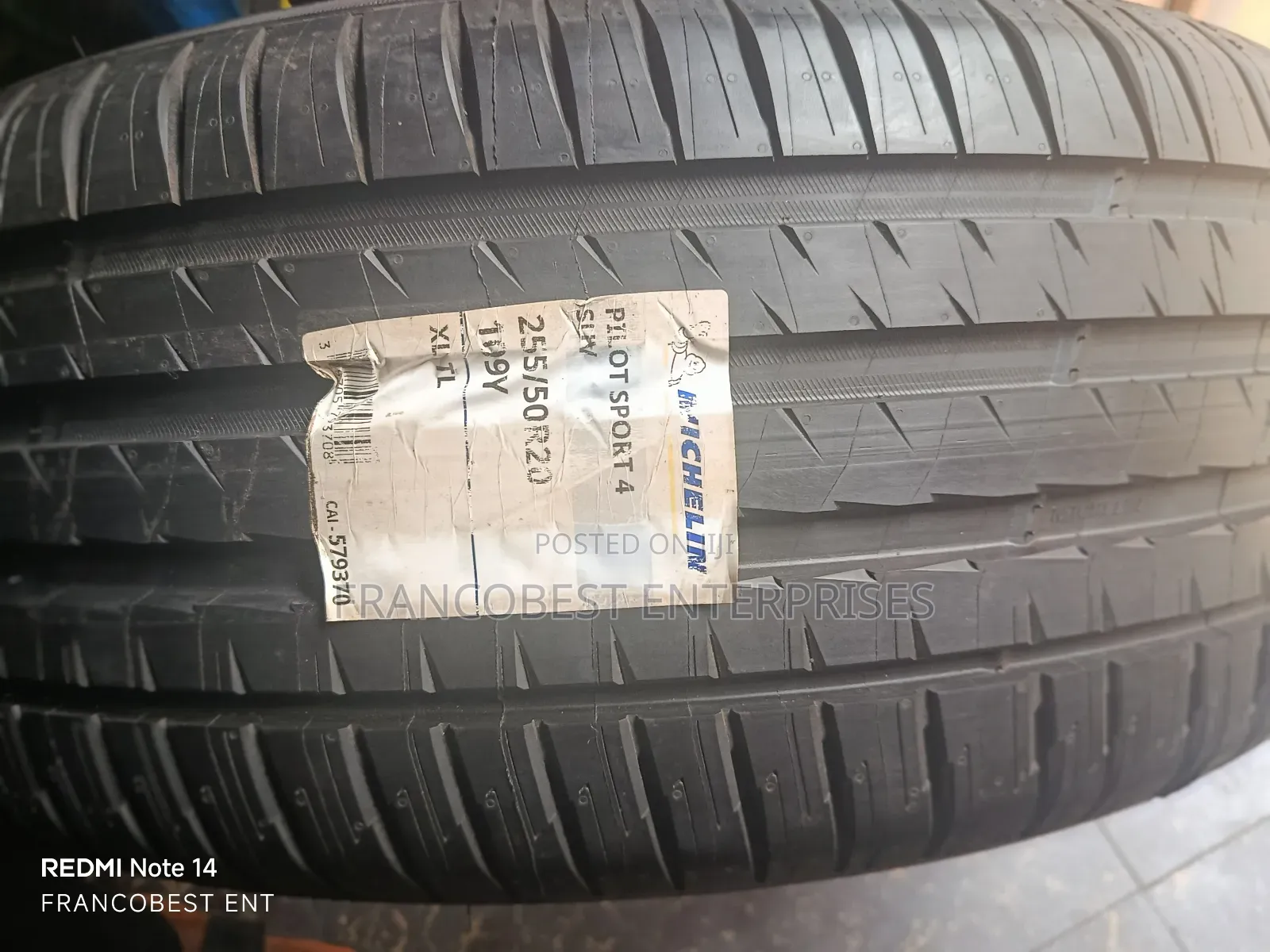255/50r20 Michelin Tire
