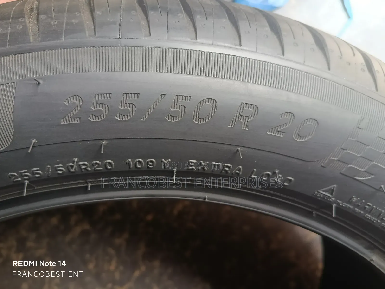 255/50r20 Michelin Tire