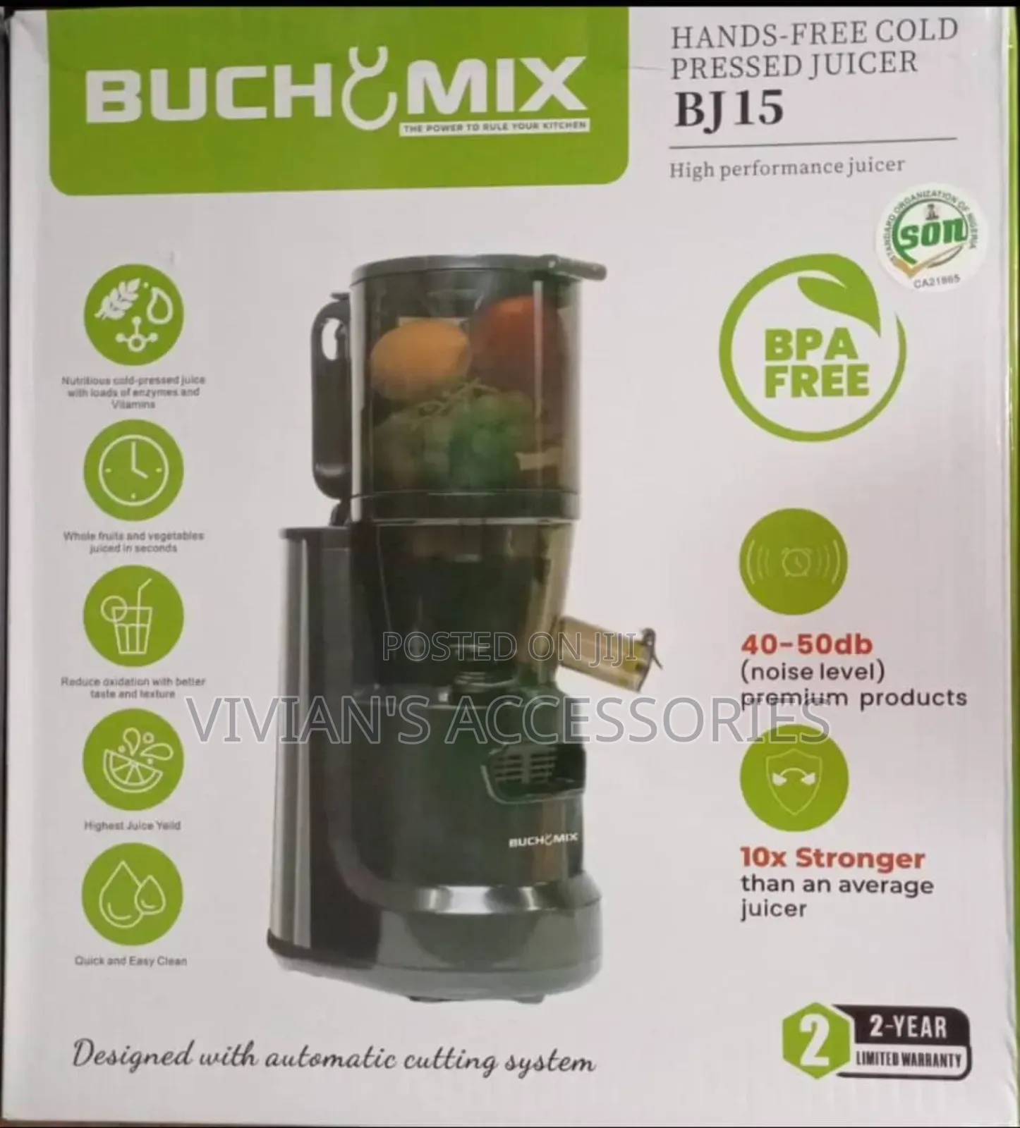 Buchy Mix Slow Juicer Bj 15