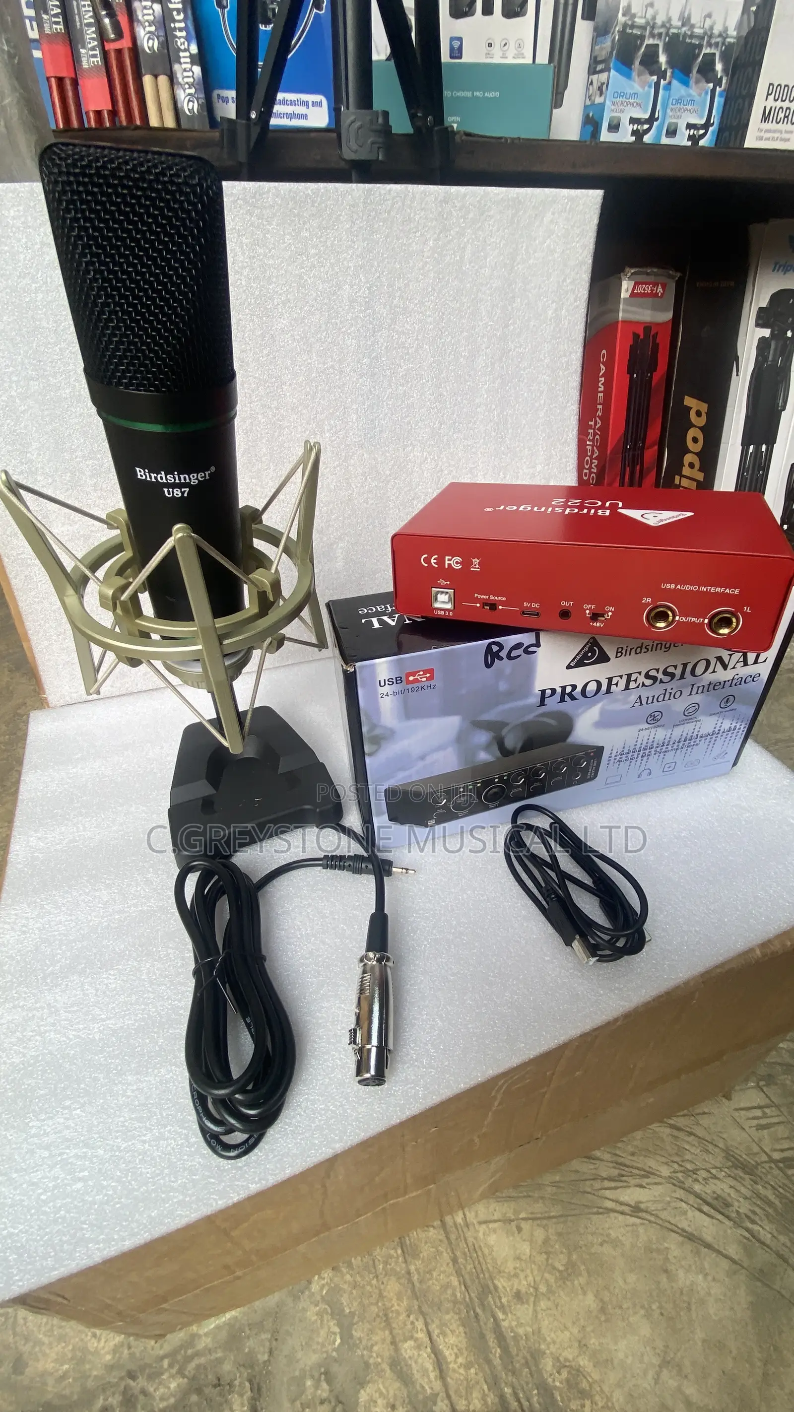 Uc-22 and U87 Studio Set Birdsinger