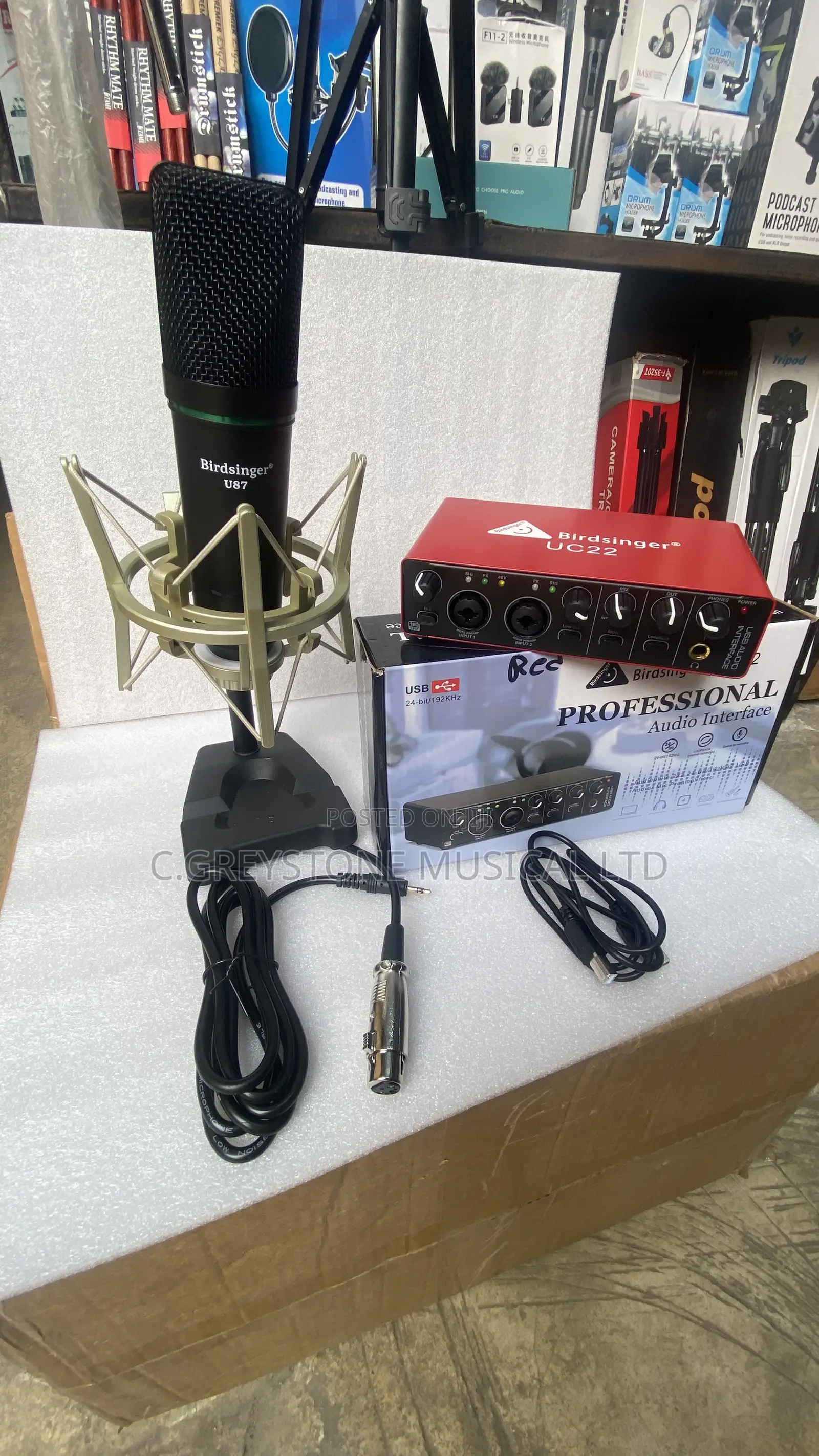 Uc-22 and U87 Studio Set Birdsinger