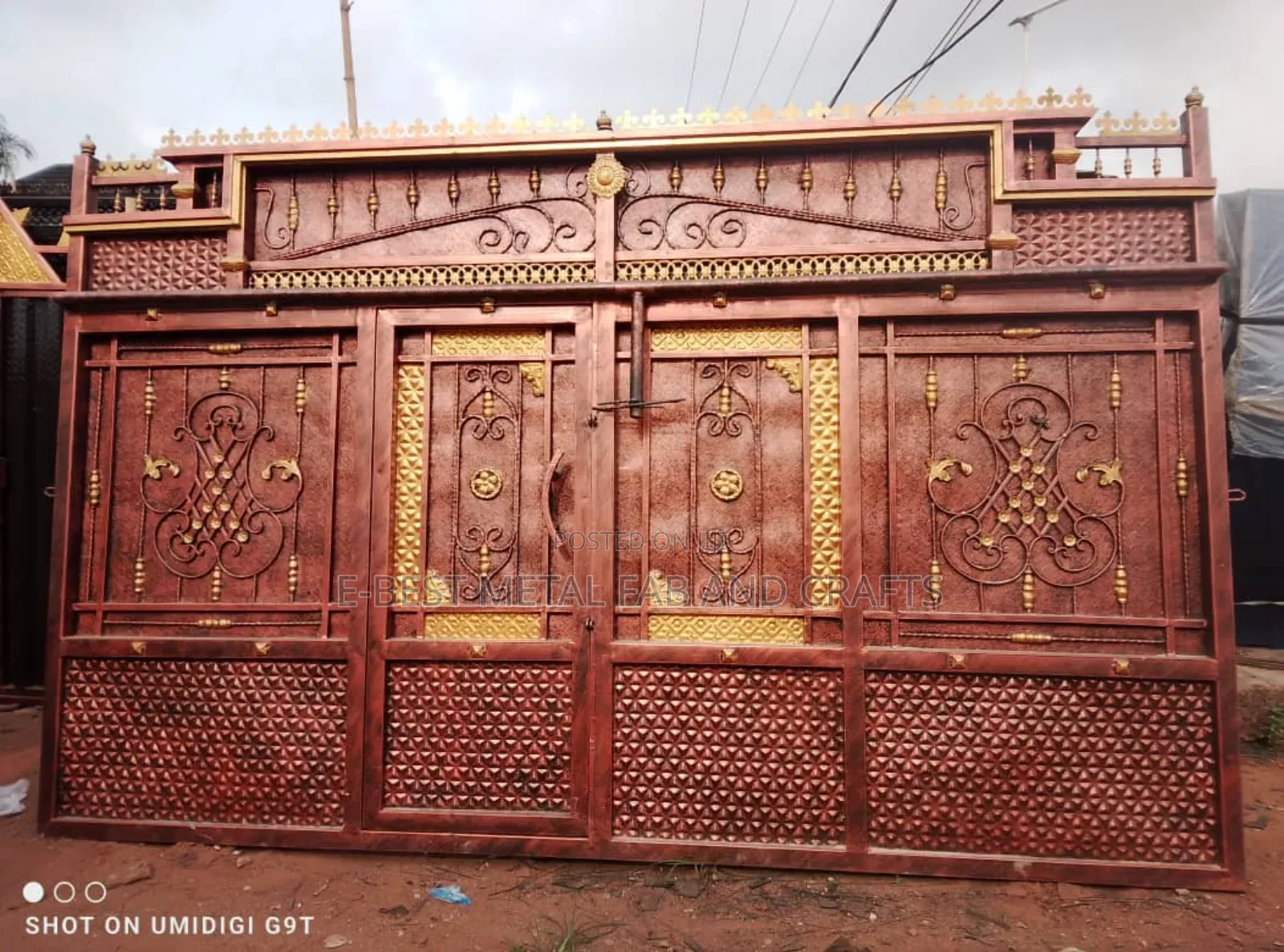 Already-Made Luxury Security Gate – Ready for Installation