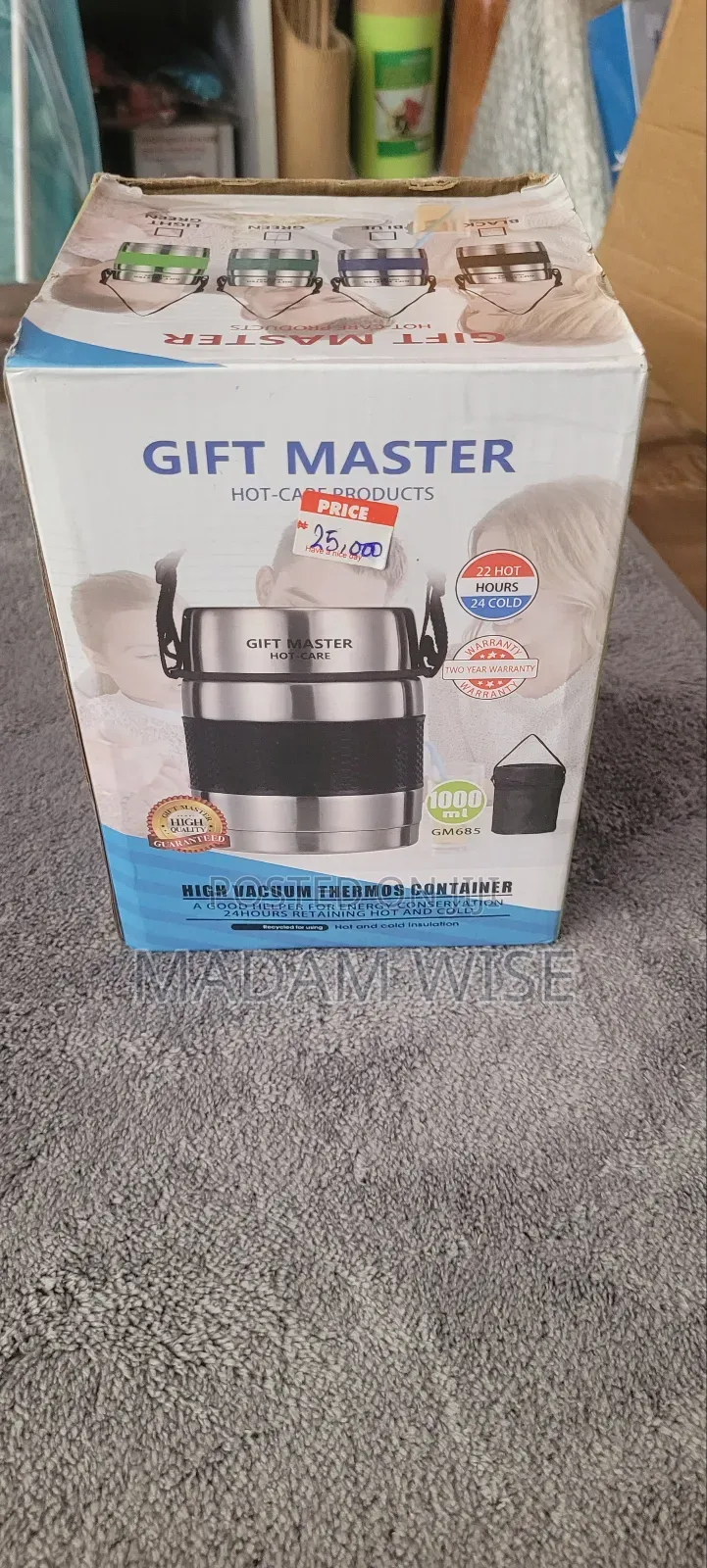 Food Flask. High-Vacuum Thermos Container. 
High Quality