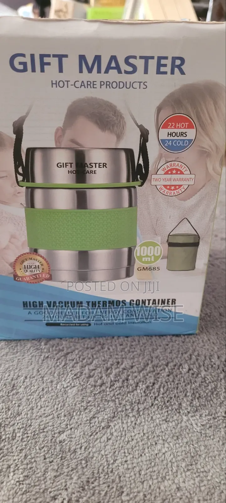 Food Flask. High-Vacuum Thermos Container. 
High Quality