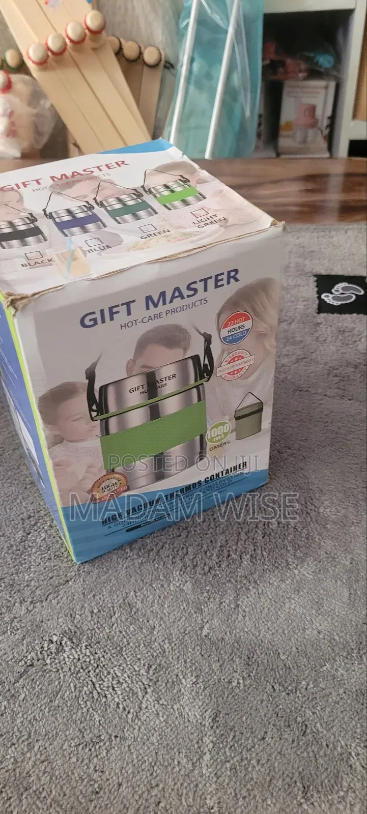 Food Flask. High-Vacuum Thermos Container. 
High Quality