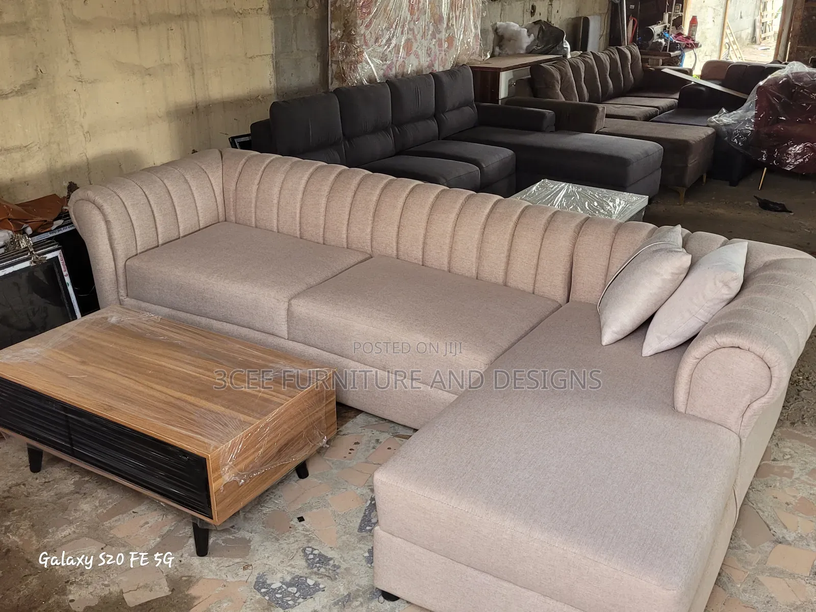 Cream Colour Sectional Couch