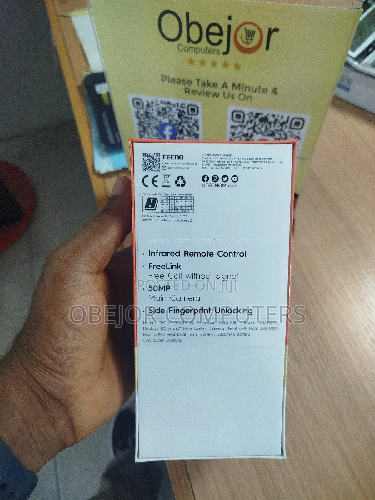 New Tecno Spark 40 128 GB White