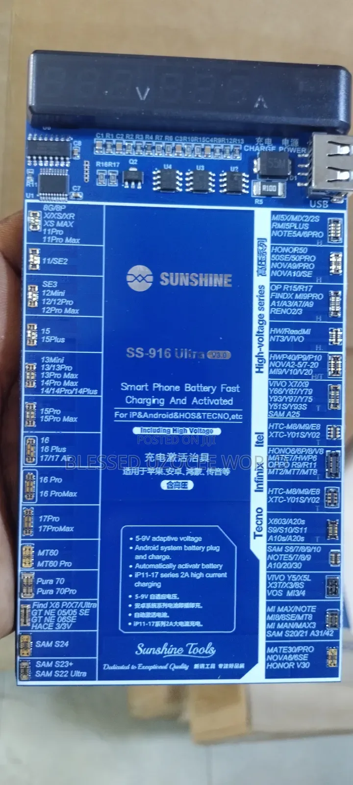 Sunshine Ss-916 V3.0 Universal Battery Boost Activation Board+iPhone17