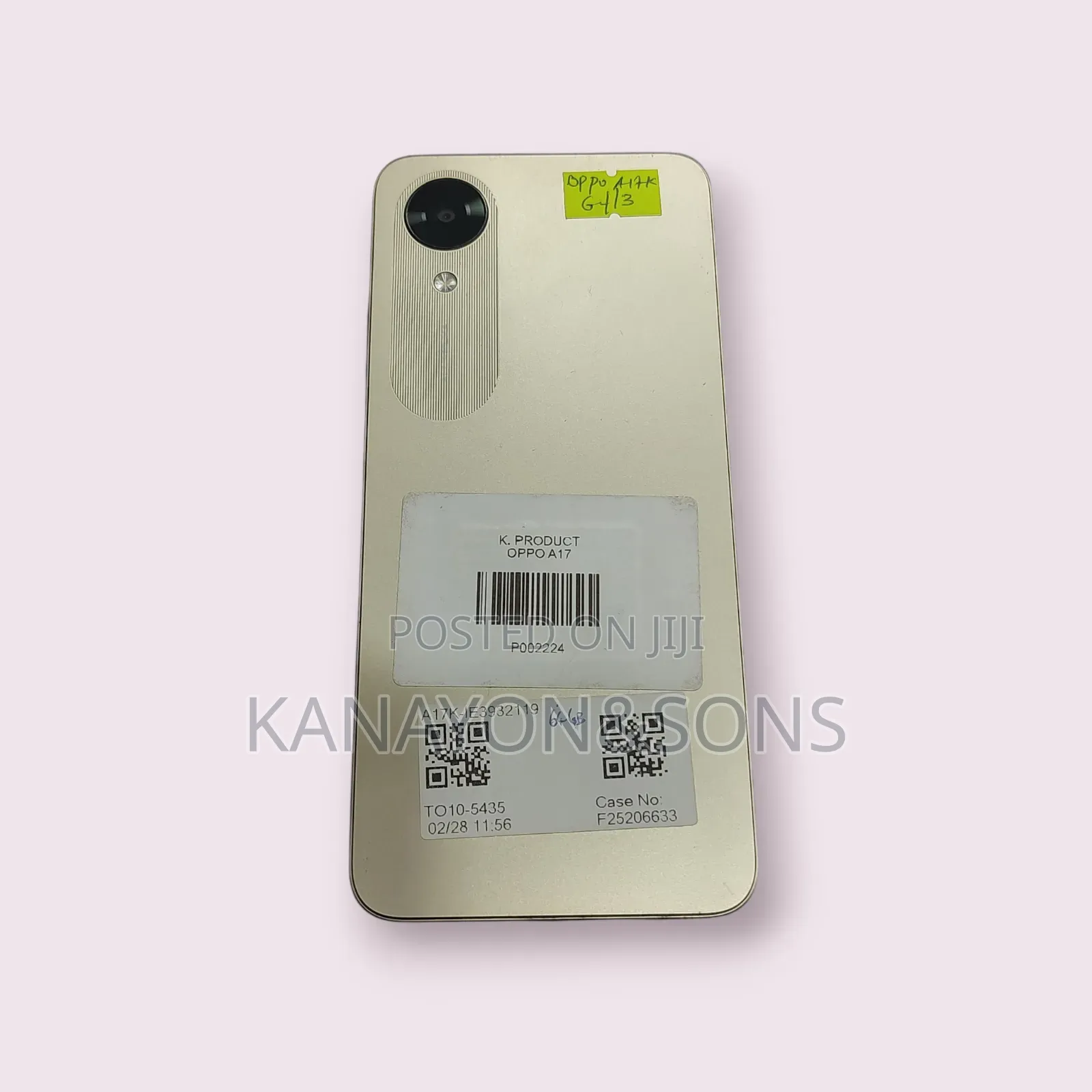 Oppo A17K 64 GB Rose Gold