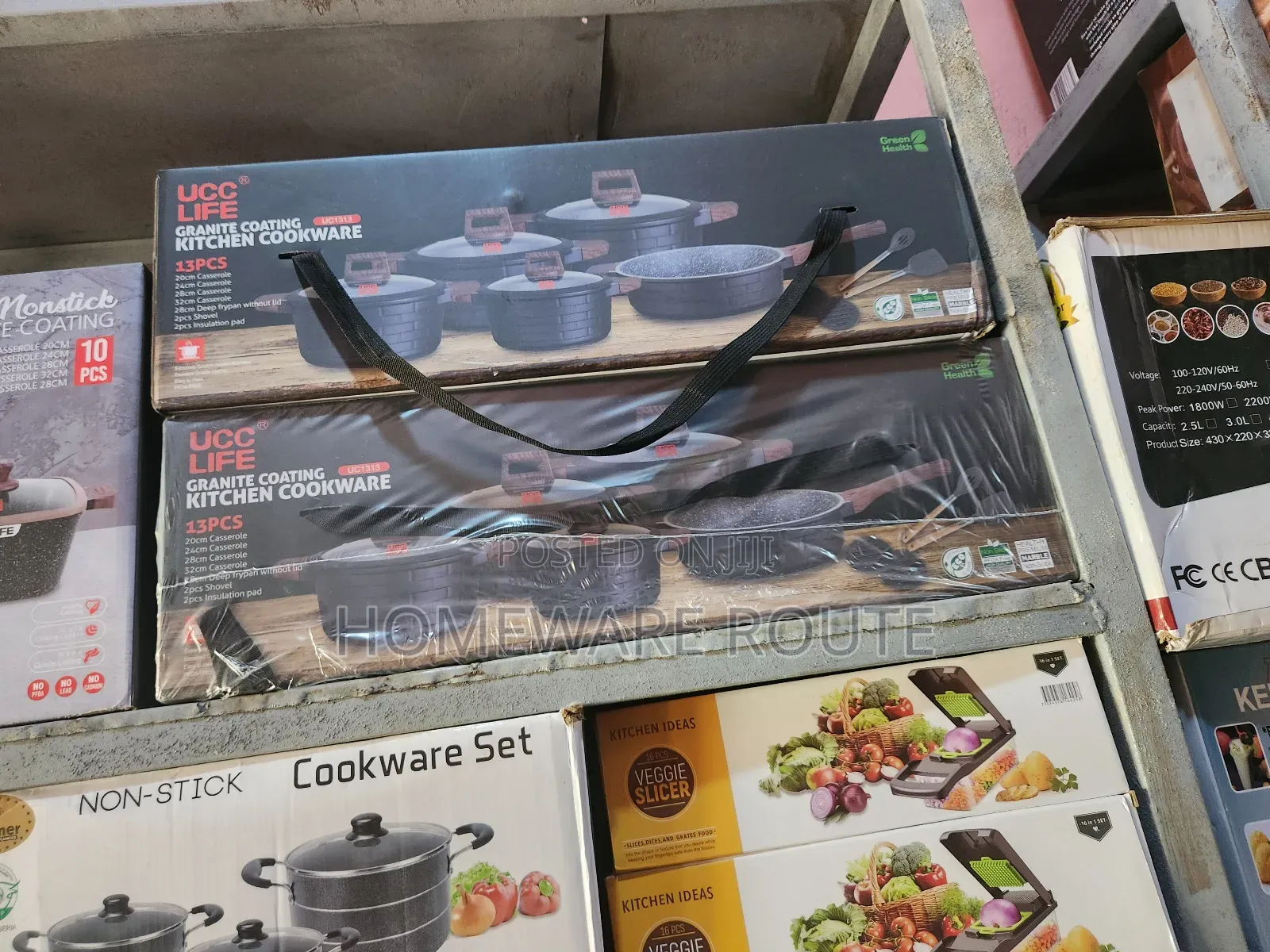 Ucc High Quality Marble Granite Cookware Set
