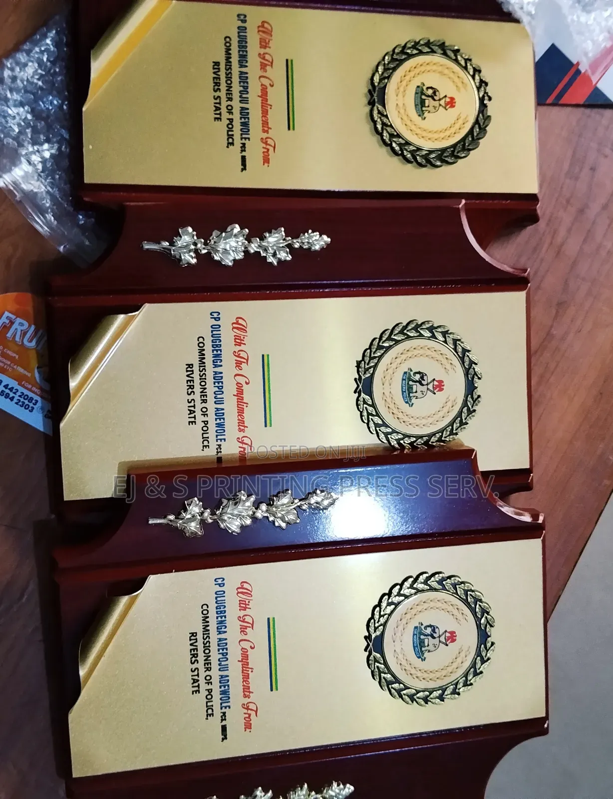 Wooden Award Plaques