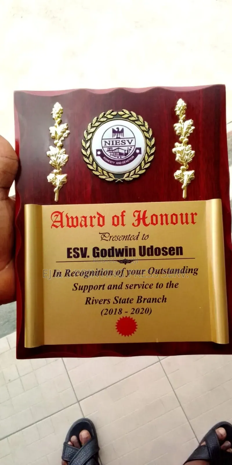Wooden Award Plaques