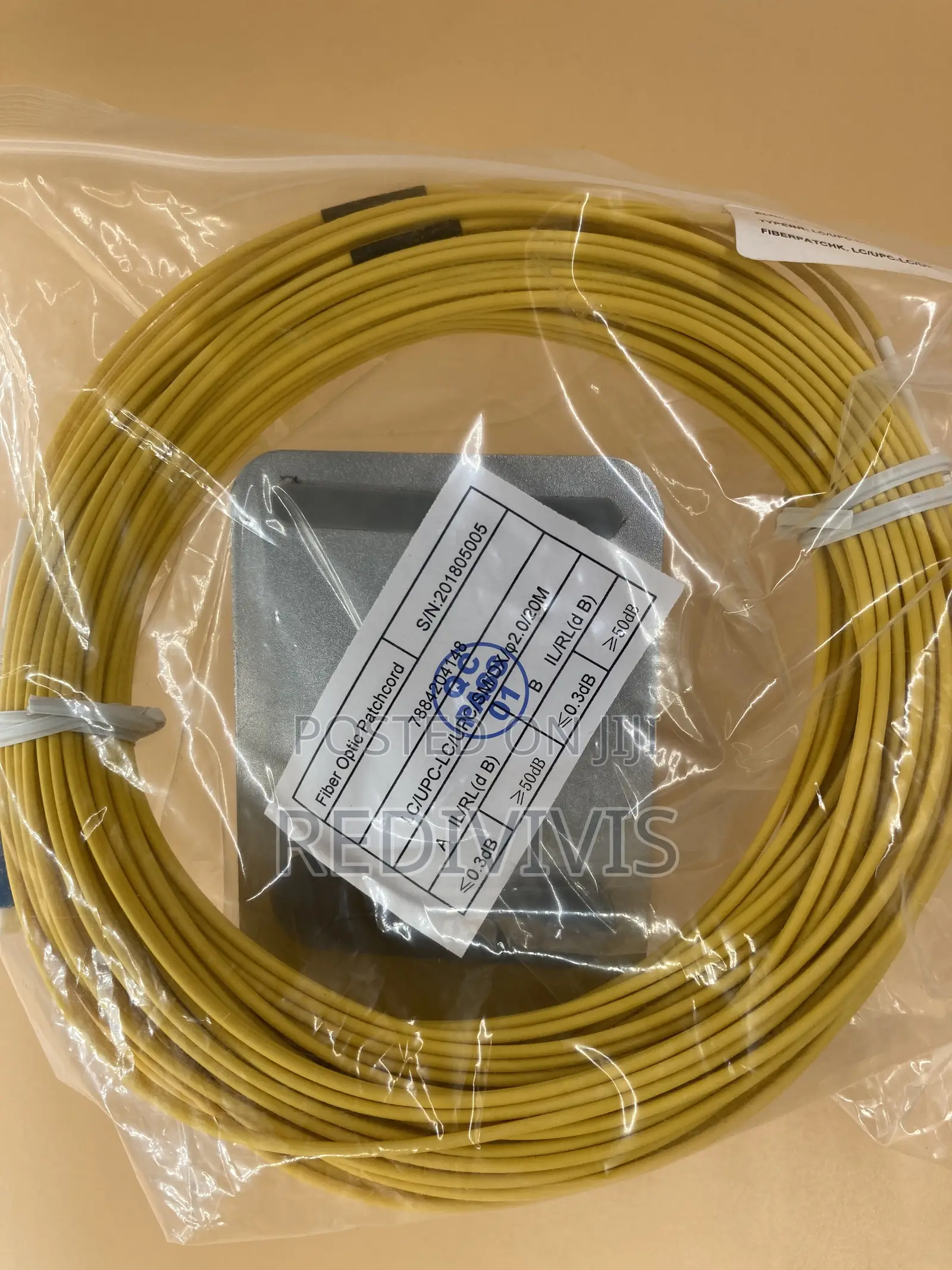 Fiber Optic Patch Cables – 20 Meter Options