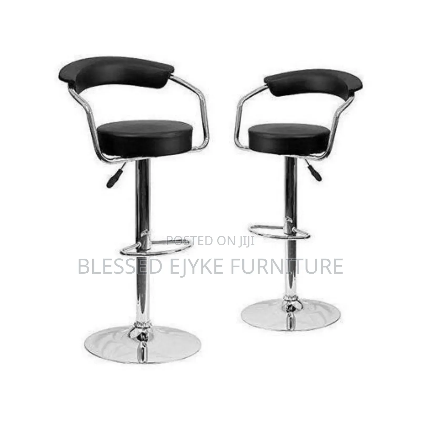 Gen Adjustable 360° Set of 2 Bar Stool-