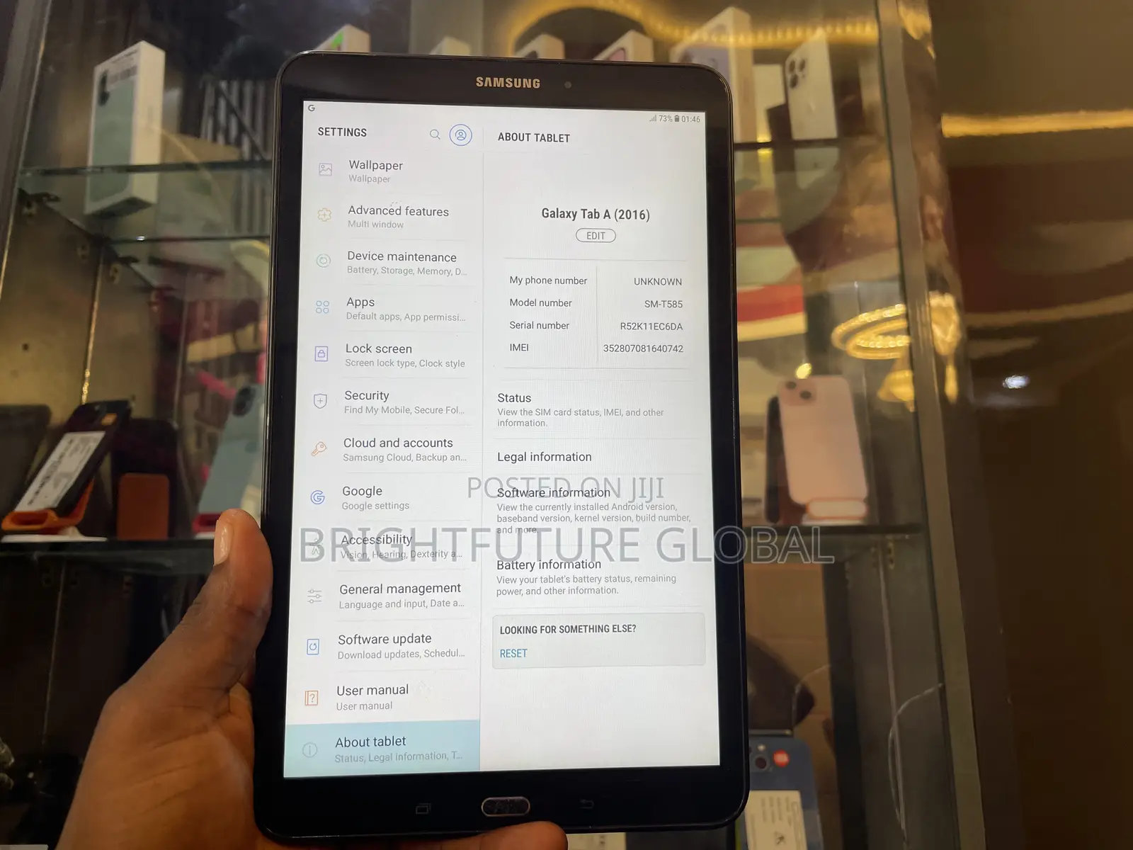 Samsung Galaxy Tab A 10.1 (2016) 16 GB Black