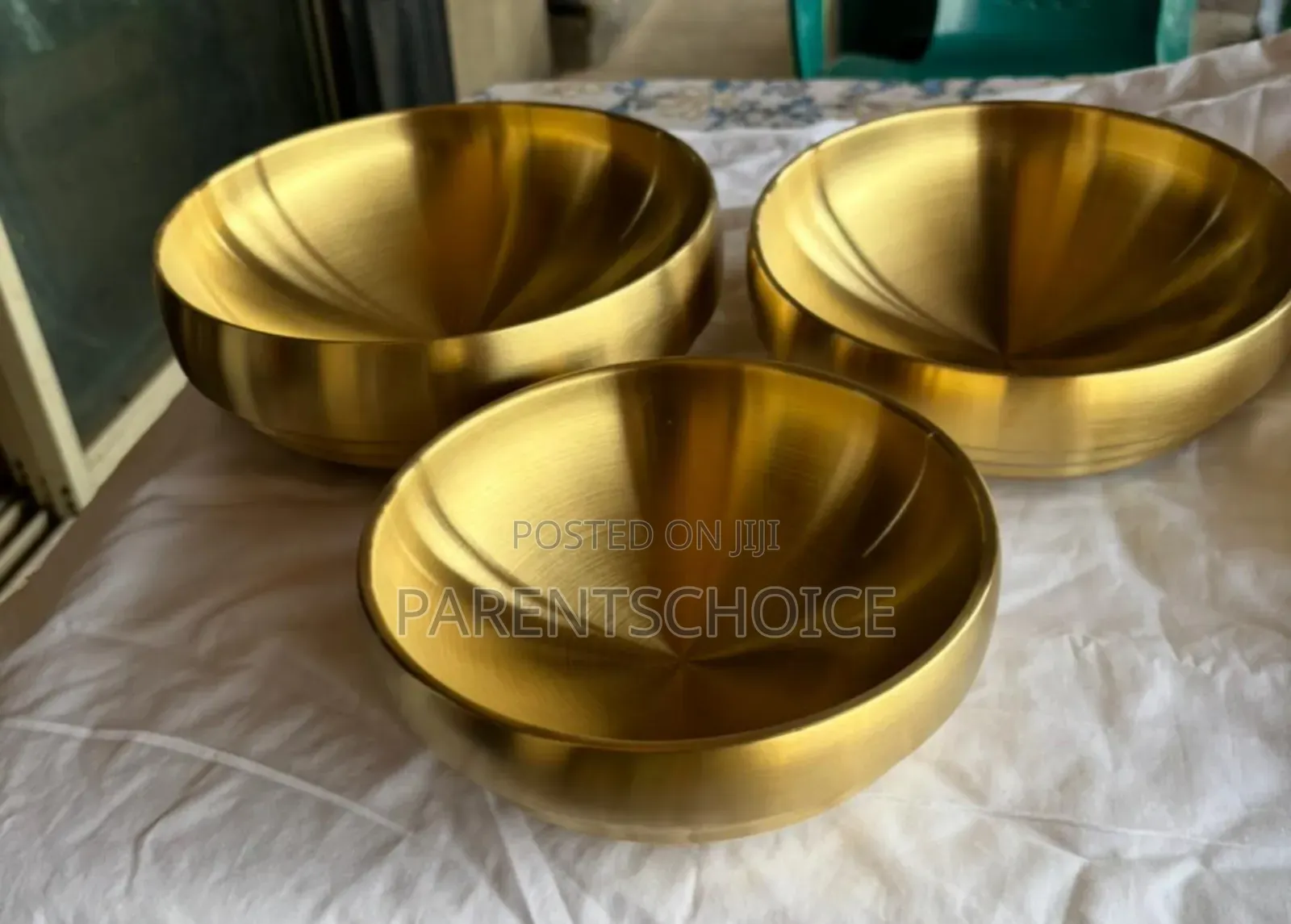 Gold Insulated Salad Baking Soup Bowl