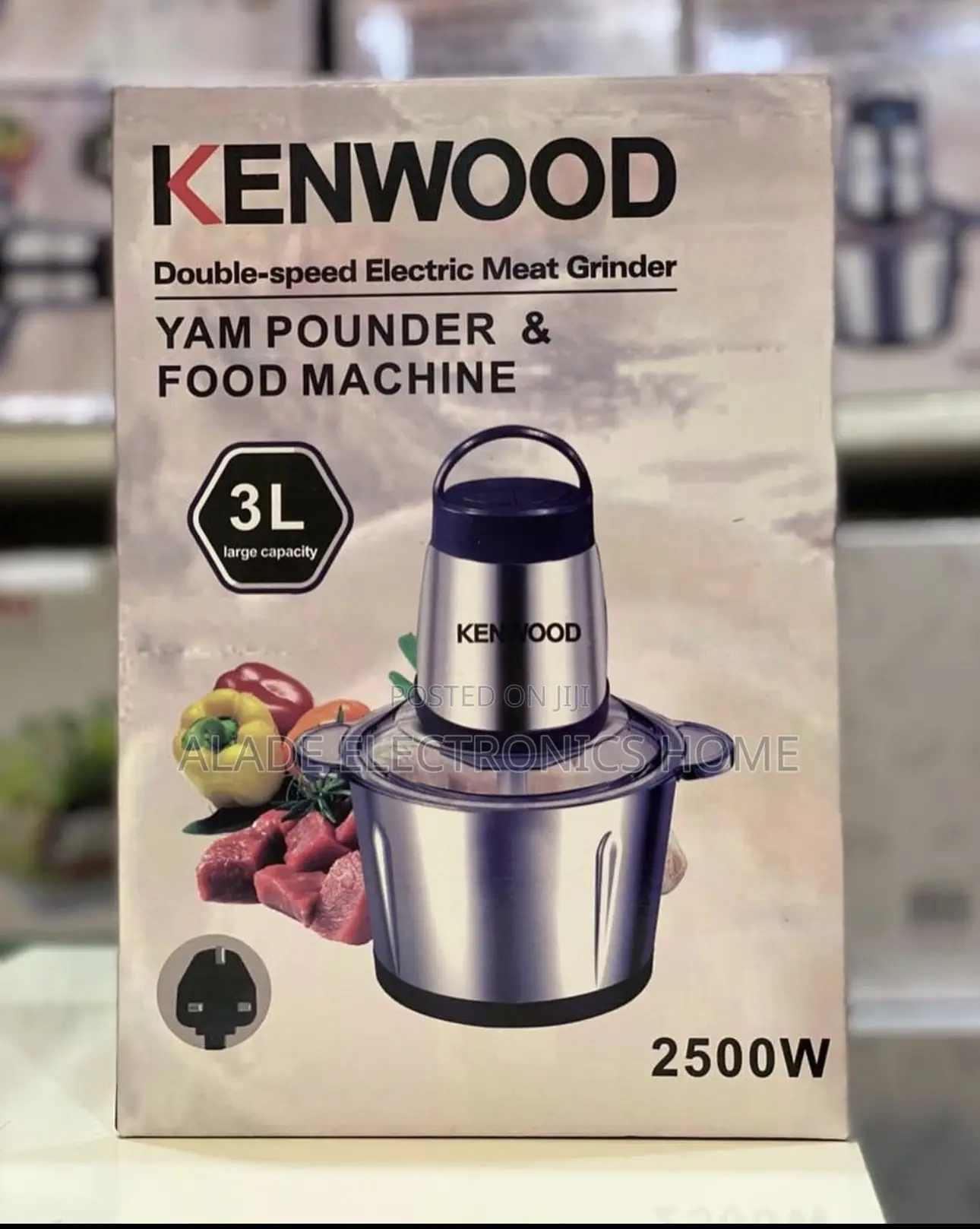 3ltr” Kenwood Yam Pounder and Double Electric Meat Grinder