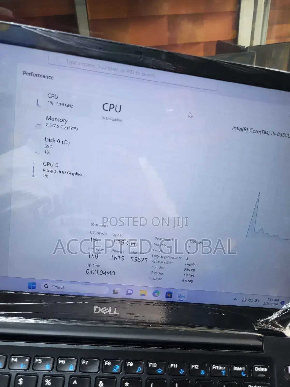 Laptop Dell Latitude 7490 8GB Intel Core i5 SSD 256GB