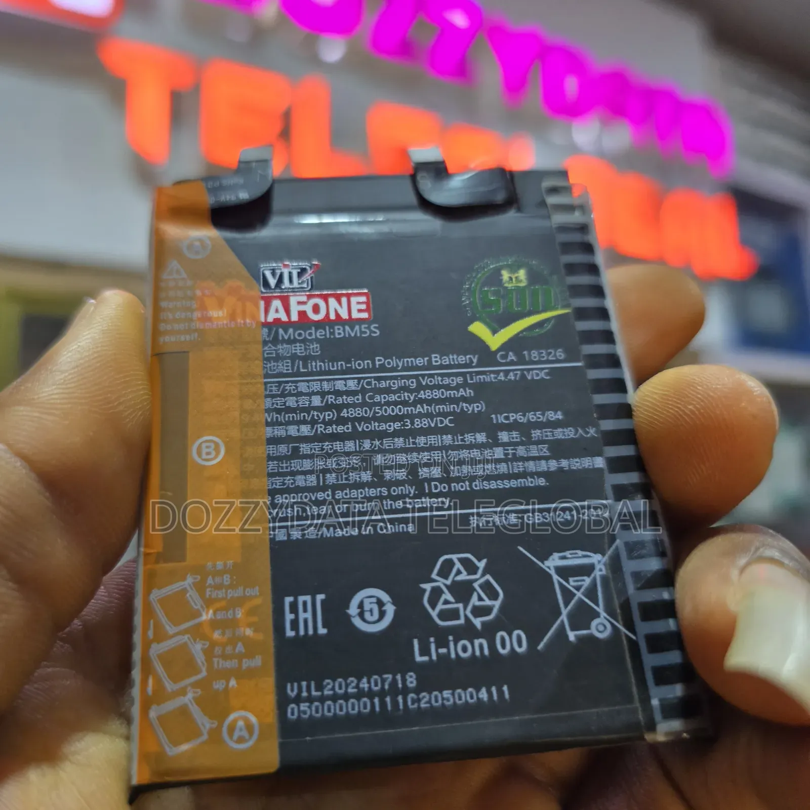 Redmi Bm5s 5000mah Battery
Replacement for Xiaomi Mi 13t Pro