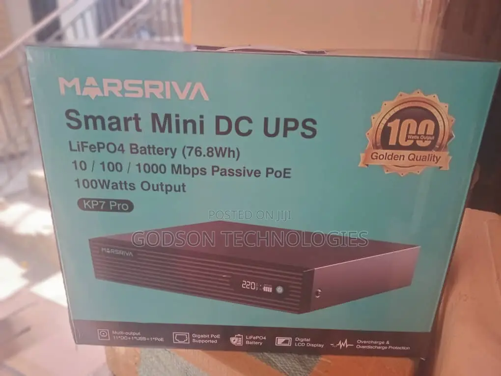 Marsriva 100watts 24,000mah Smart Mini Dc Ups ( Kp7 Powerbank)