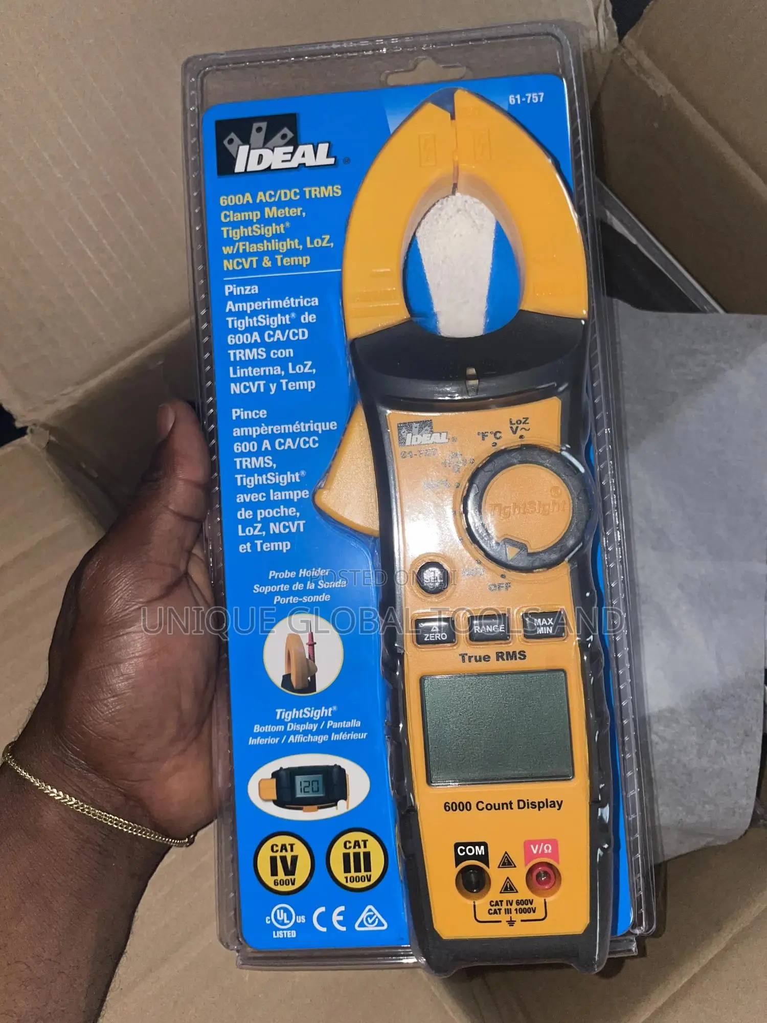 Ideal Ac-Dc Digital Clamp Meter