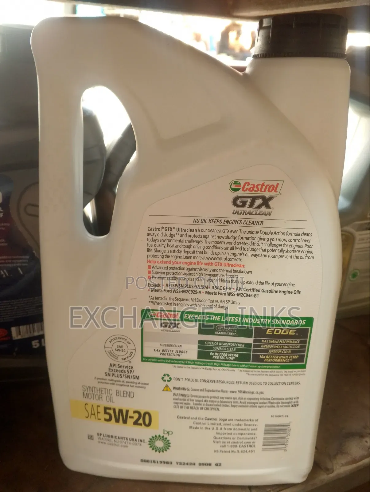 Castrol GTX Ultraclean 5w-20 5l