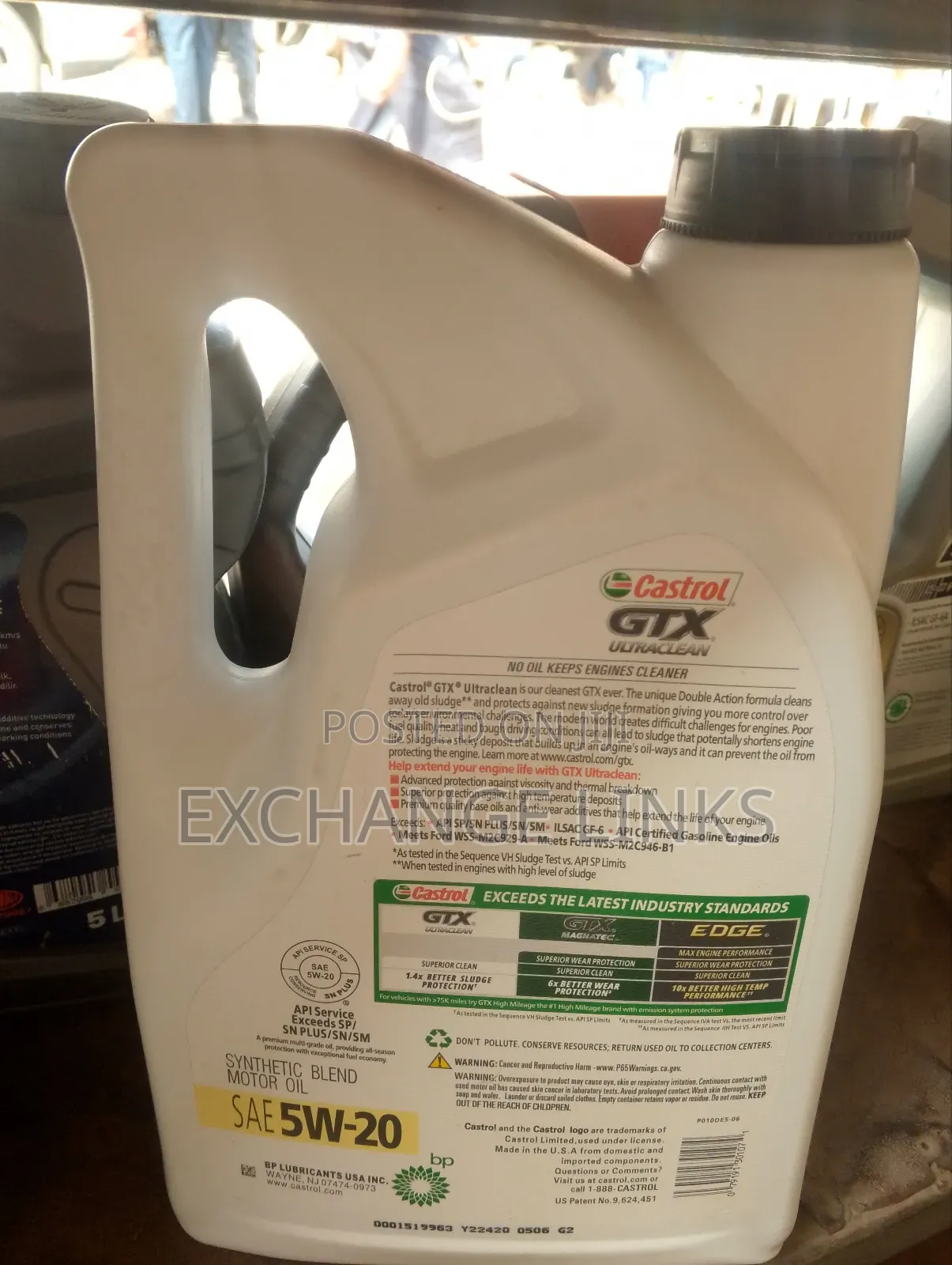 Castrol GTX Ultraclean 5w-20 5l