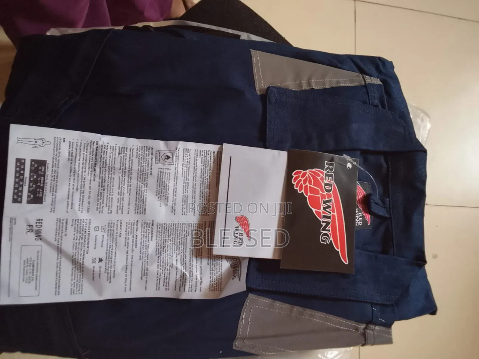 Redwings Navy Blue Coverall Fire Resistant