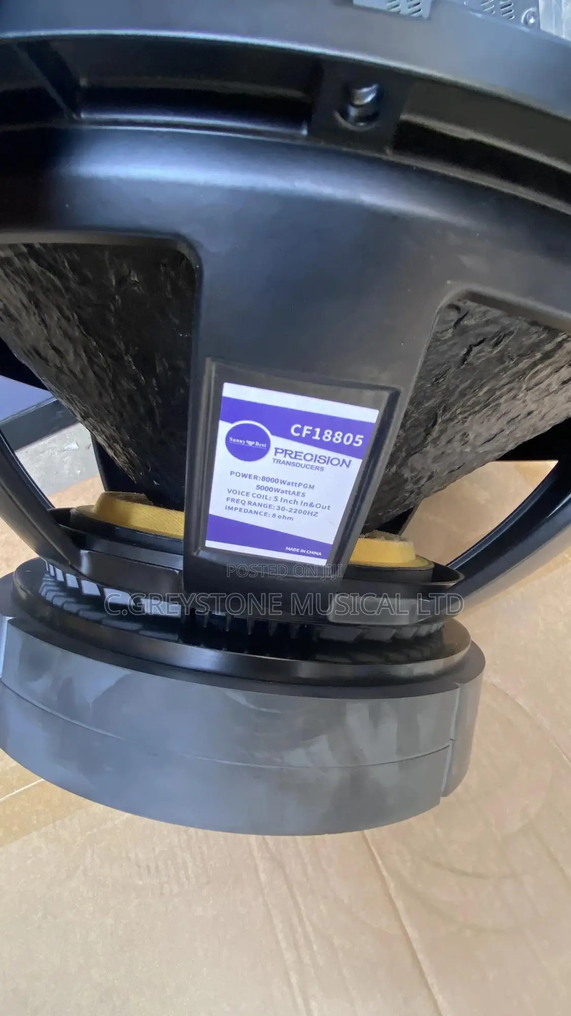 18inches Sub Woofer Sb Cf 18805 125coil
