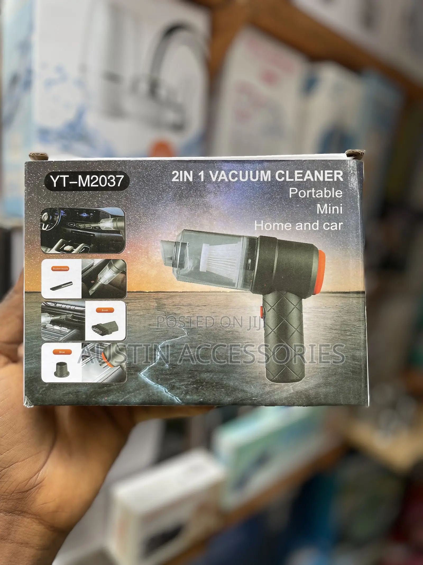 2-in-1 Portable Mini Vacuum Cleaner (Yt-M2037) for Home Car