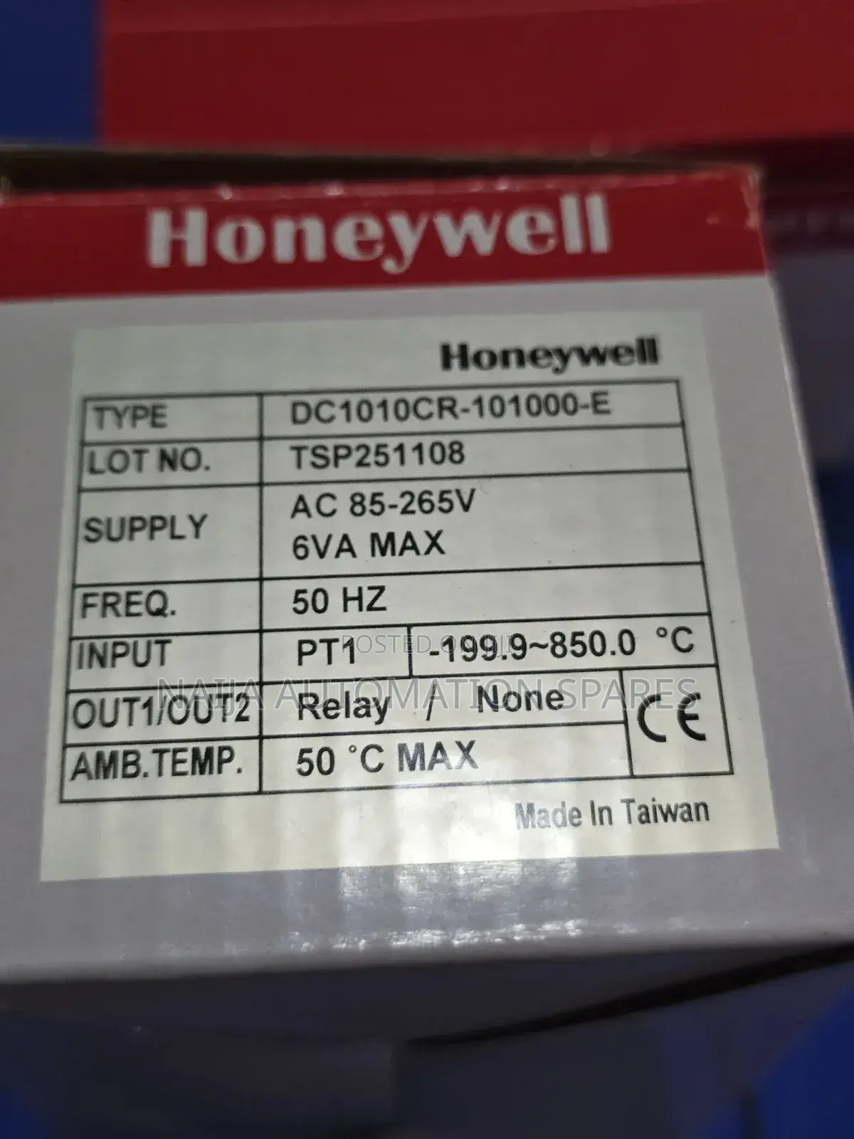 Honeywell Dc1010 Temperature Controller