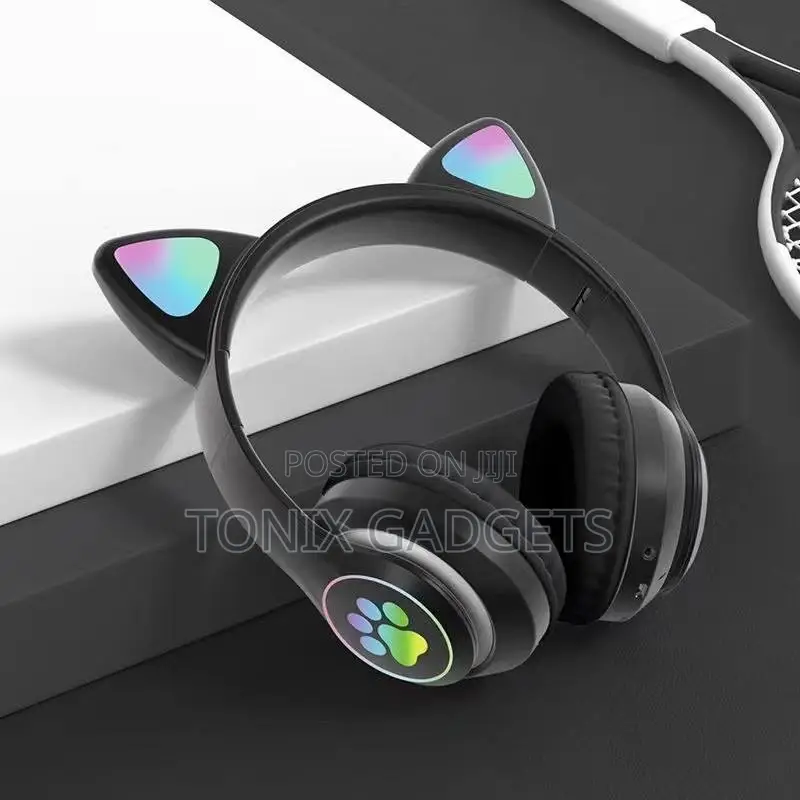 Premium Wireless Cat Headset With RGB Light