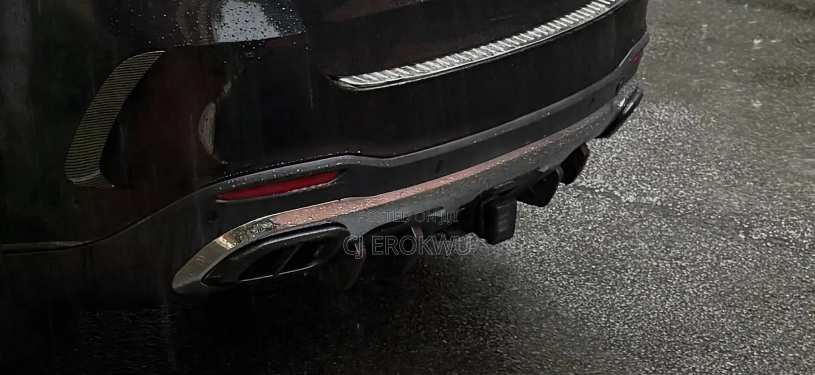 Back Bumper Lower Gle 2019-2026 350 450 Amg Look (Carbon Fiber)