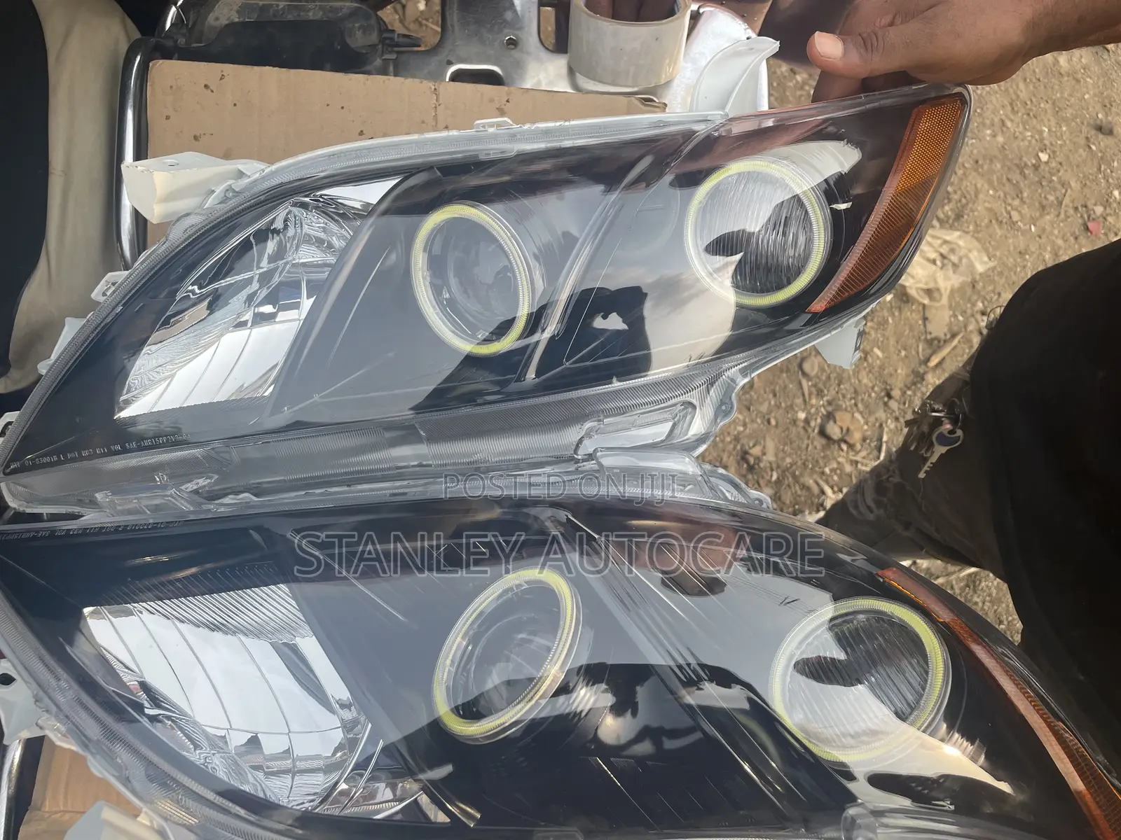 Set Headlamp Camry 2007 Dark Face Model