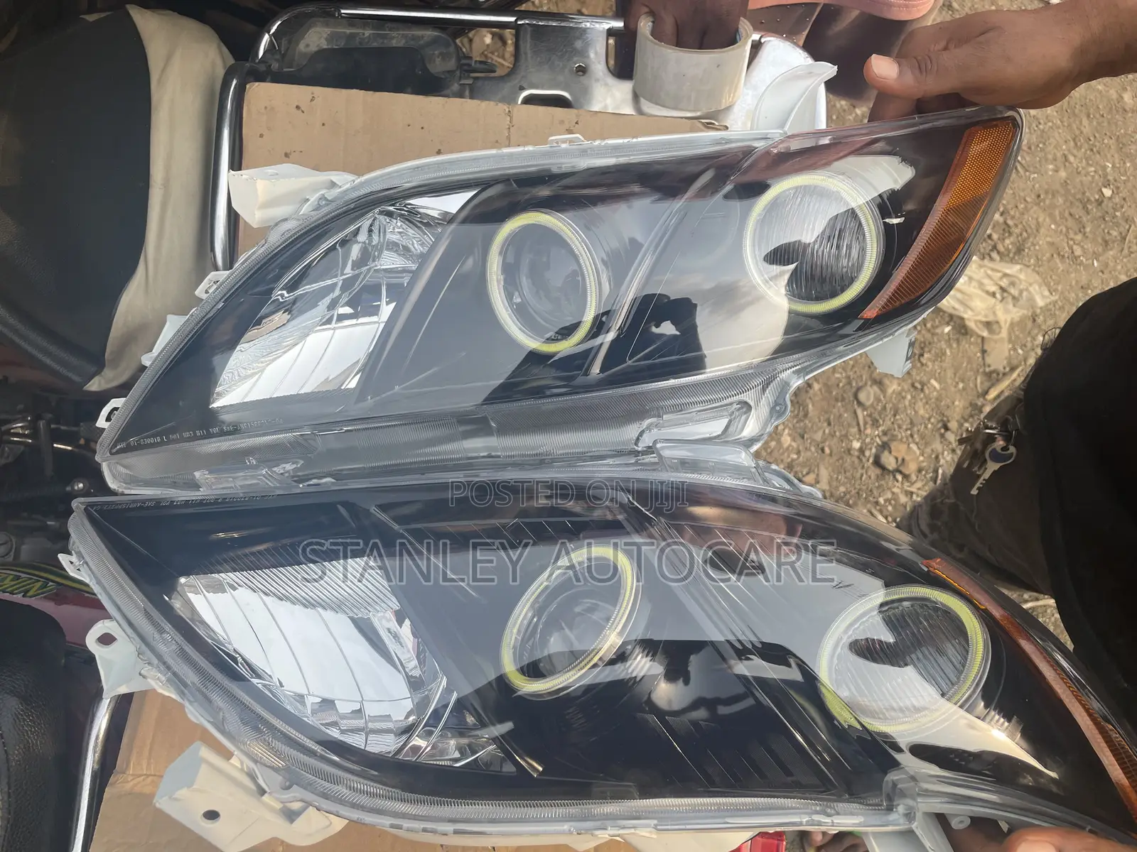 Set Headlamp Camry 2007 Dark Face Model