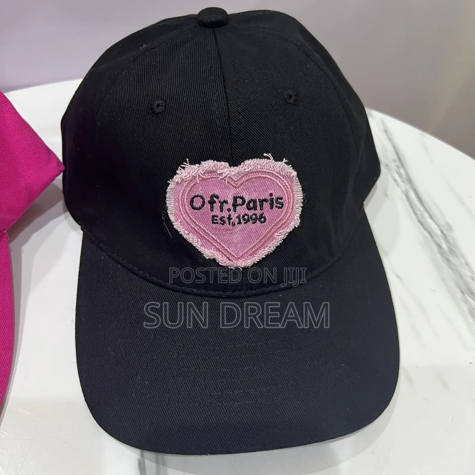 Pink Cap Black Caps Baseball Cap Woman Hat
