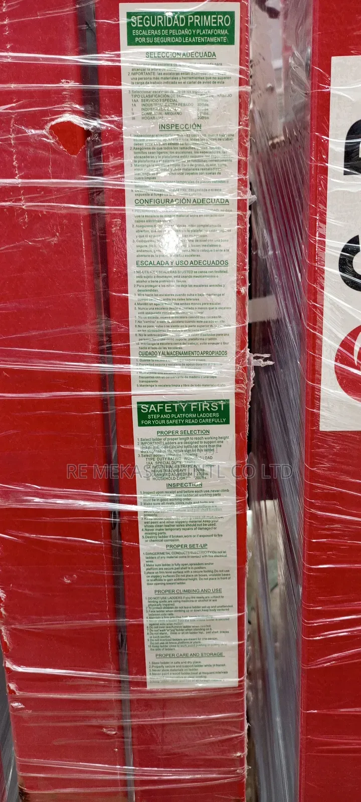 Heavy Duty 8ft Double Sided Fibreglass Step Ladder