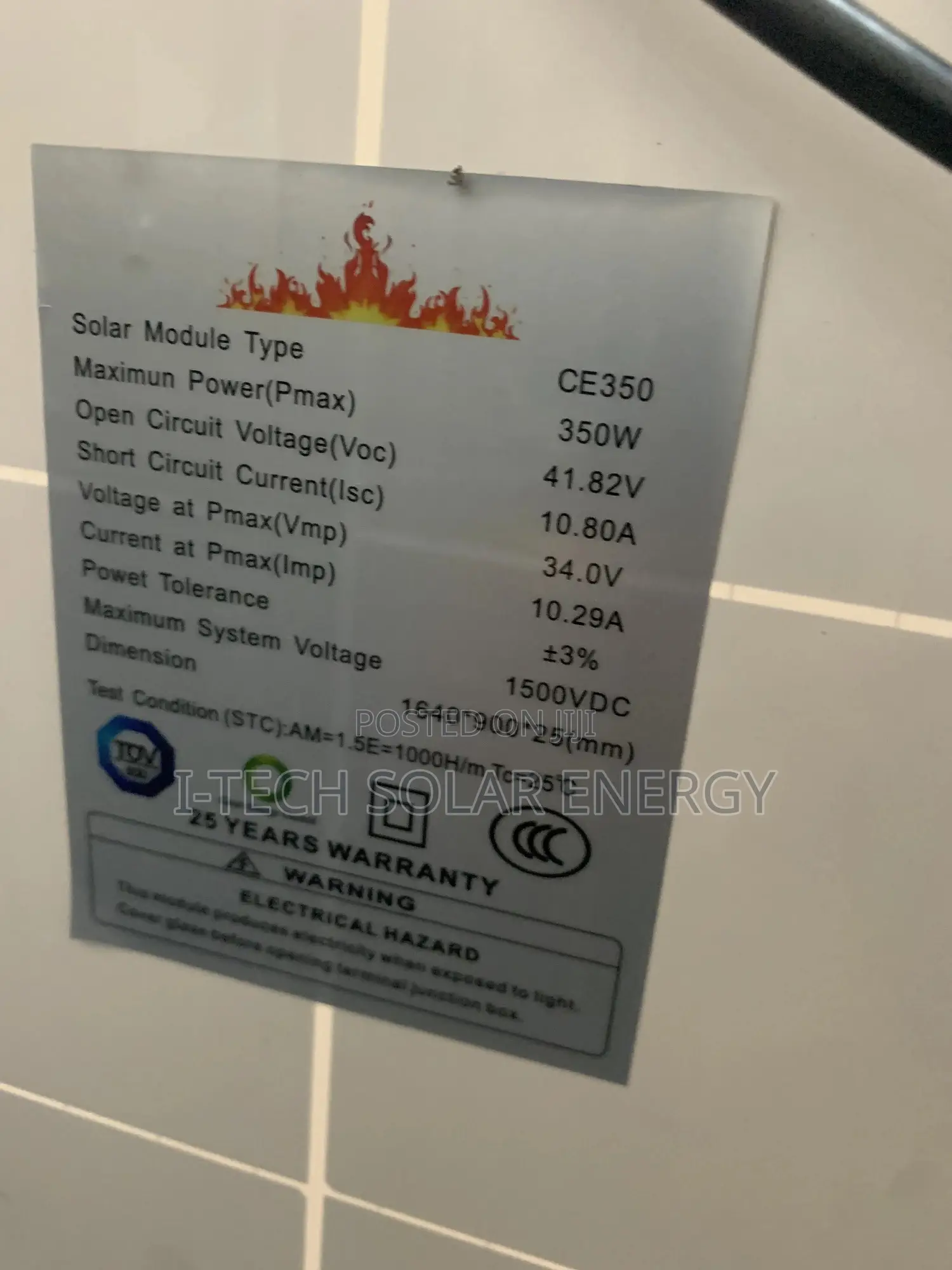 350watts Solar Module Panel